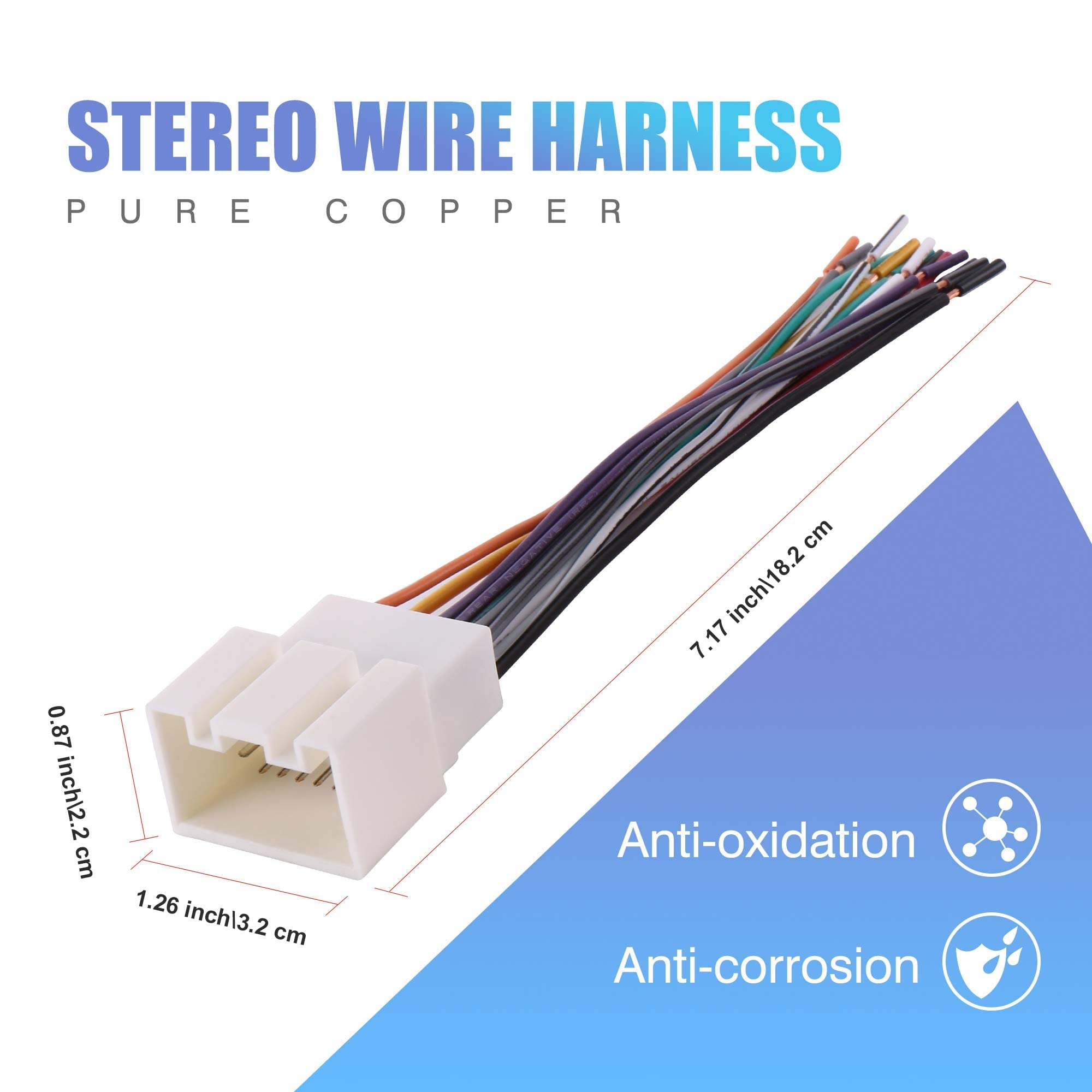 Rdbs Car Radio Wire Harness To Install An Aftermarket Stereo Receiver Fit For 1998 2009 Ford Vehicles