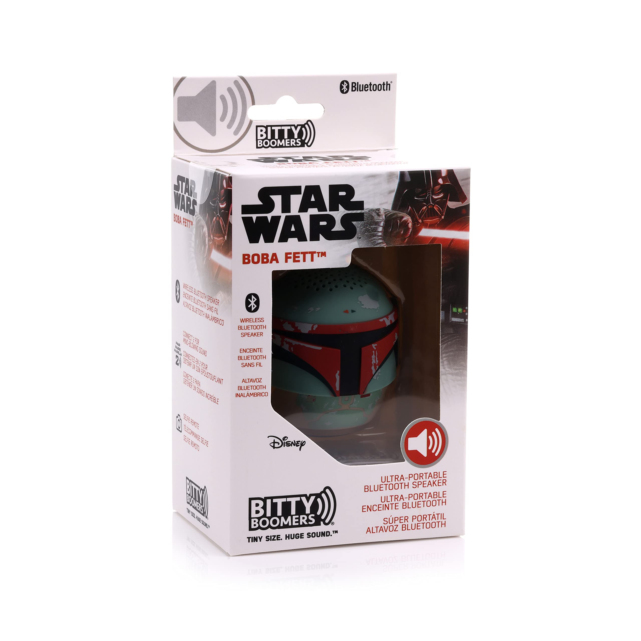 Bitty Boomers Star Wars: Boba Fett   Mini Bluetooth Speaker