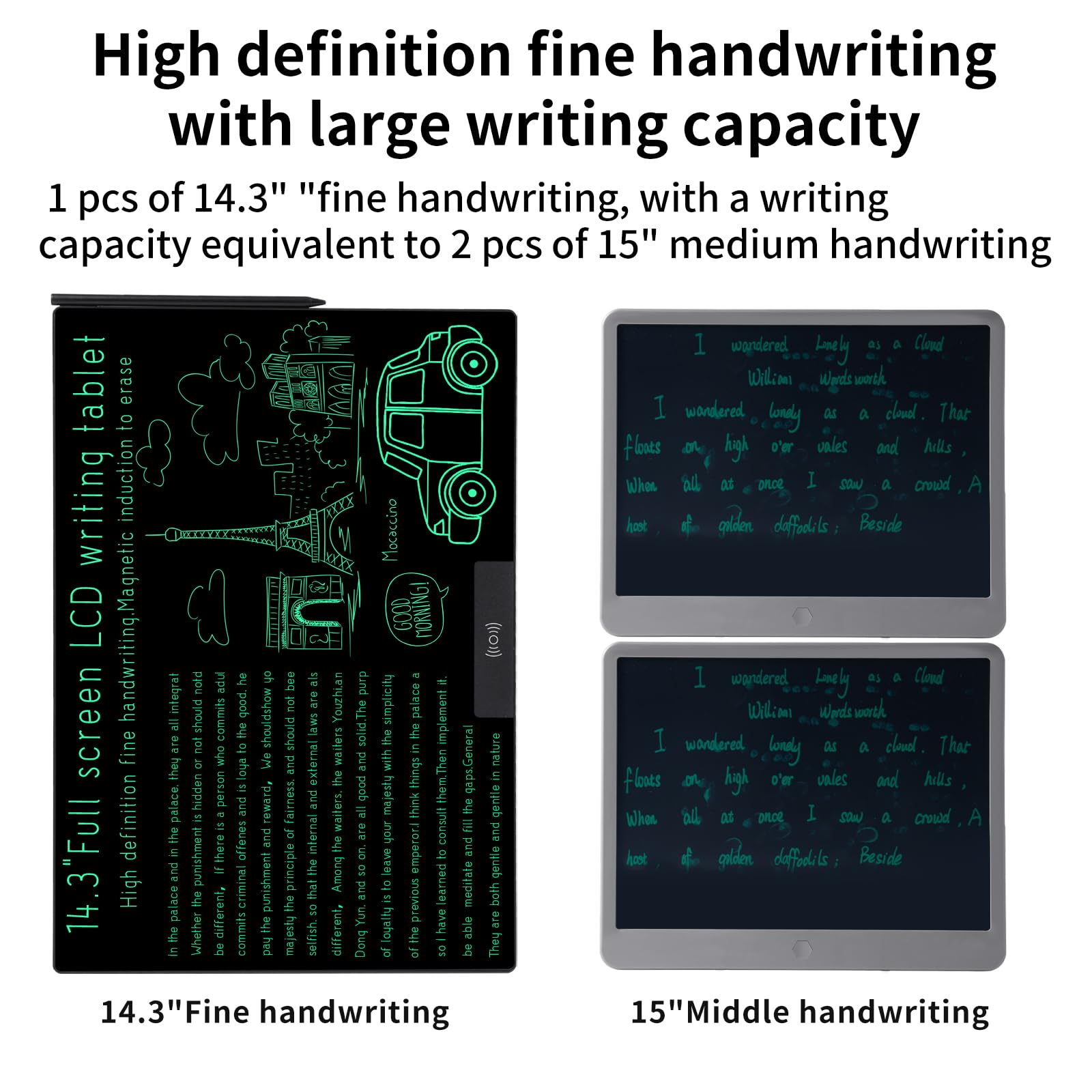 Amoretti Sonnet 14.3Inch Writing Tablet