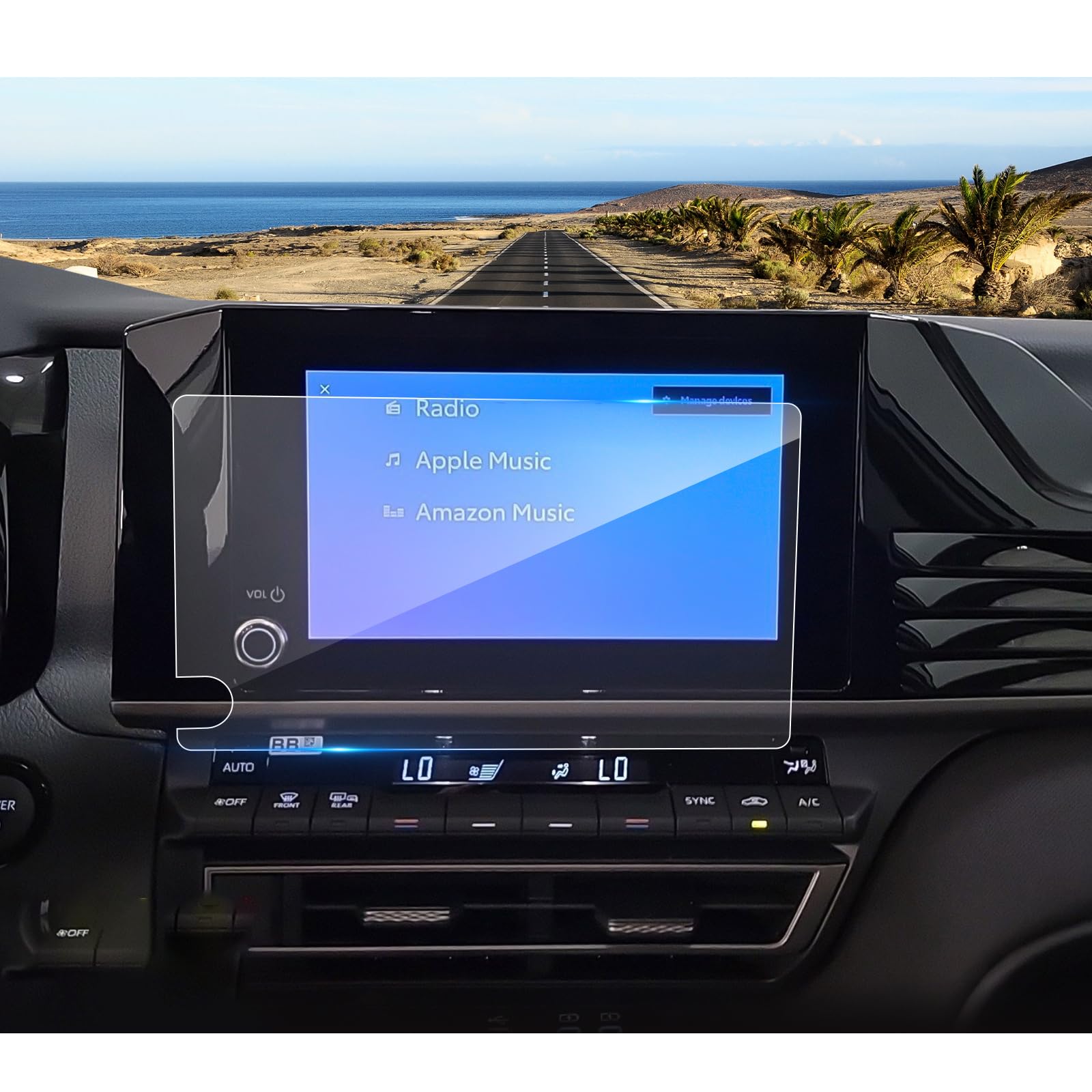 Coleya 2025 Camry Screen Protector For Toyota Camry (Le/Se) 8 Inch Touch Screen, 9H Tempered Glass 2025 Camry Accessories 8 In.