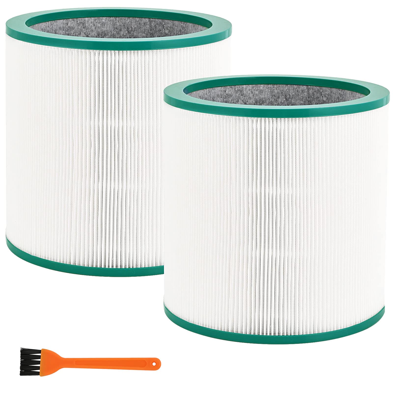 2 Pack Dyson Tp02 Air Purifier True Hepa Filters Replacement For Dyson Pure Cool Link Tp01, Tp02, Tp03, Am11, Bp01 Tower Air Pur