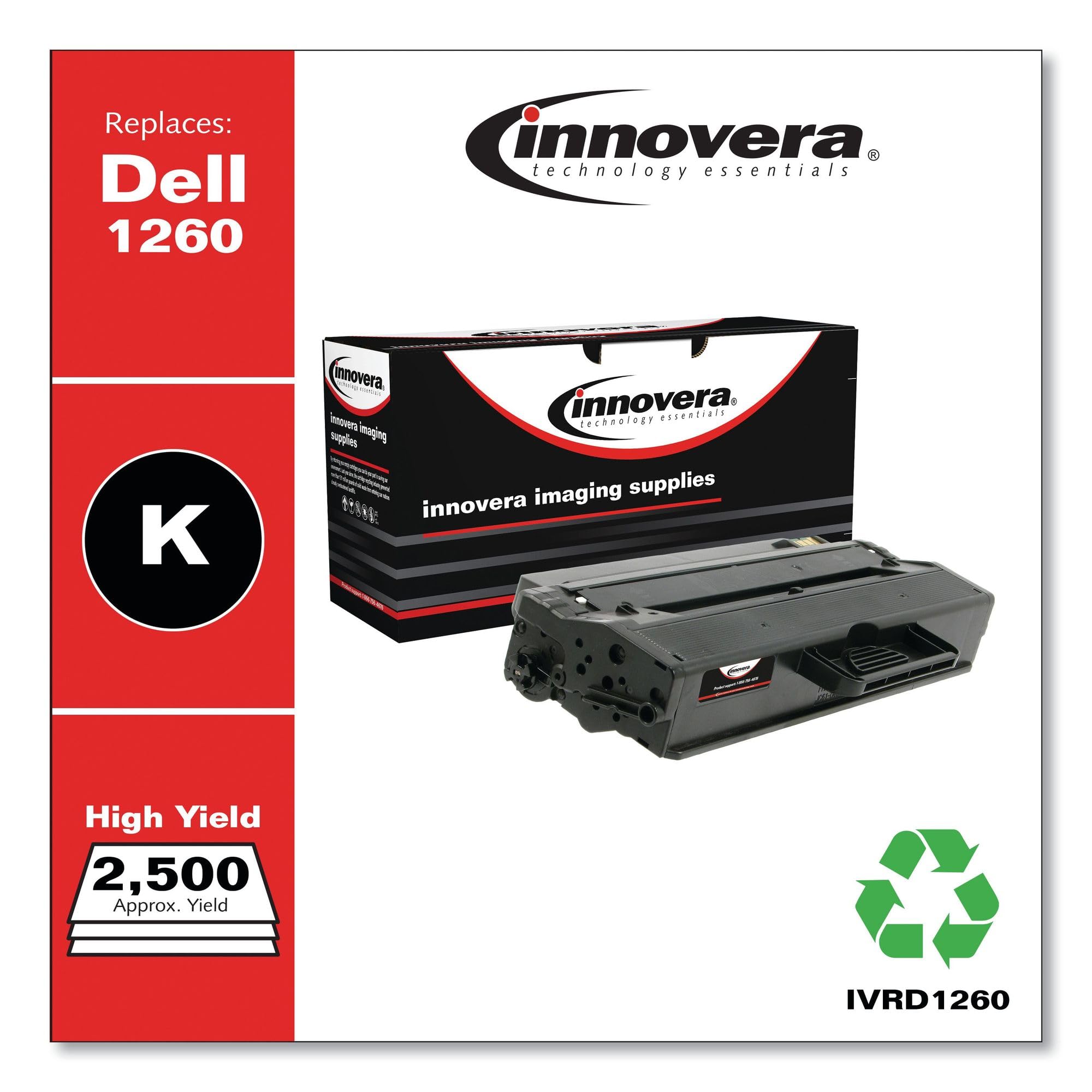 Innovera Remanufactured Black Toner, Replacement For 331 7328, 2,500 Page Yield