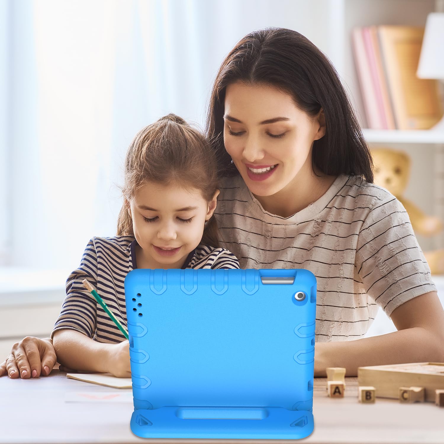 Avawo Kids Case For Ipad 2 3 4 (Old Model) 9.7 Inch   Light Weight Shock Proof Convertible Handle Stand Kids Friendly For Ipad 2