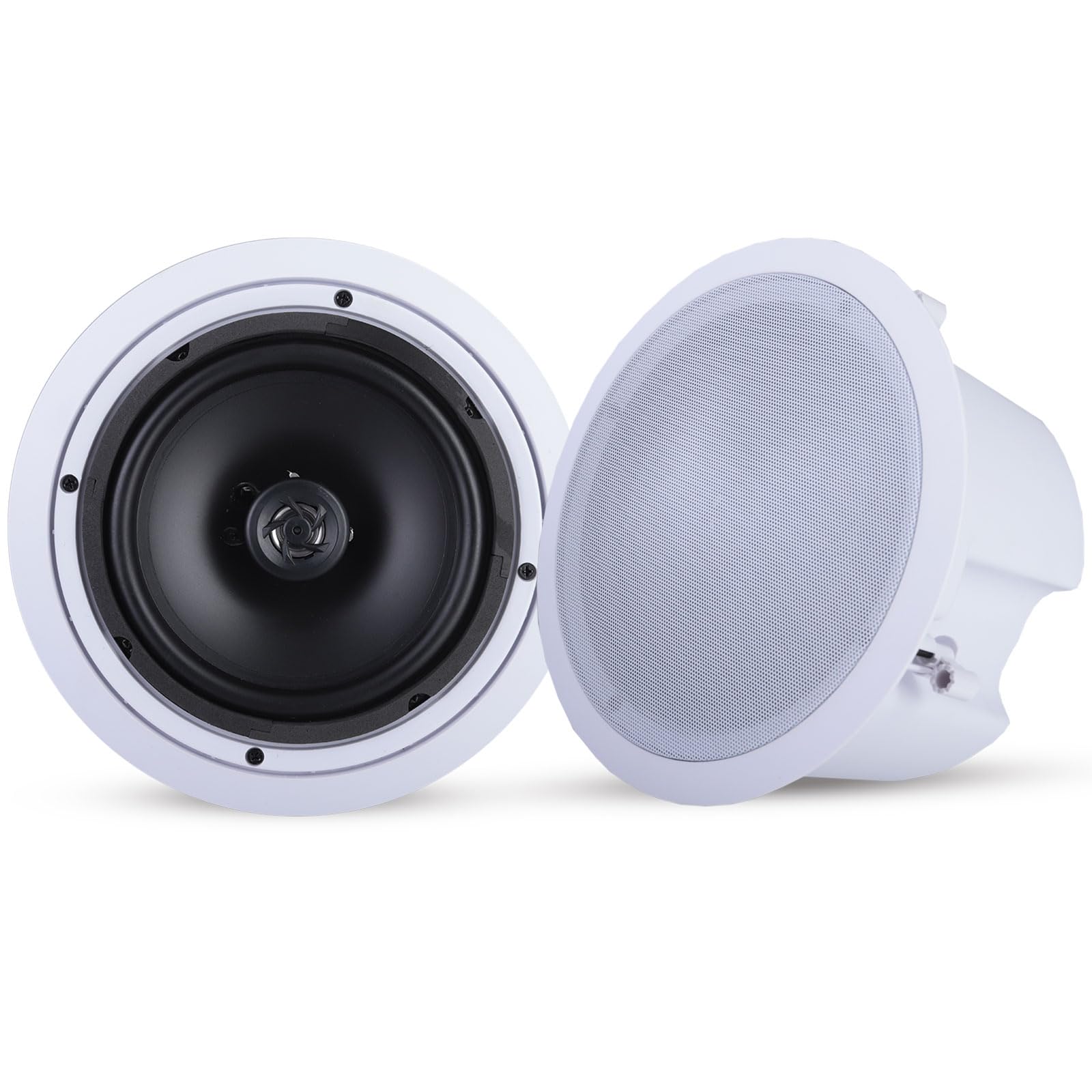 Pyle Ceiling Wall Mount Enclosed Speaker   250 Watt Stereo In Wall / In Ceiling 8'' Enclosed Full Range Mid Bass Speaker System
