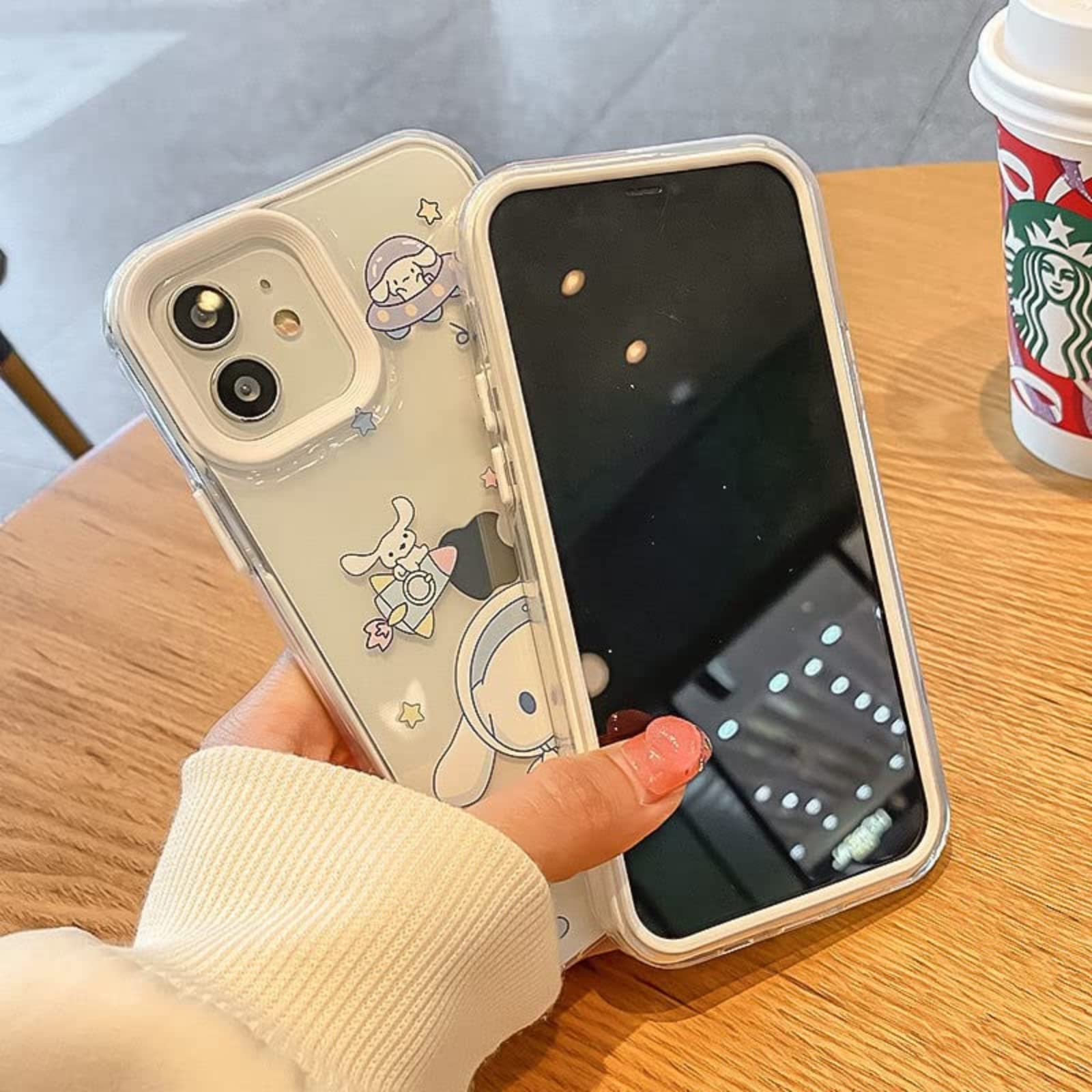 Cyavis Kawaii For 13 Phone Case,Japanese Cartoon All Inclusive Anti Drop Phone Case For Women Girls Gifts Wife Gifts Case Cover