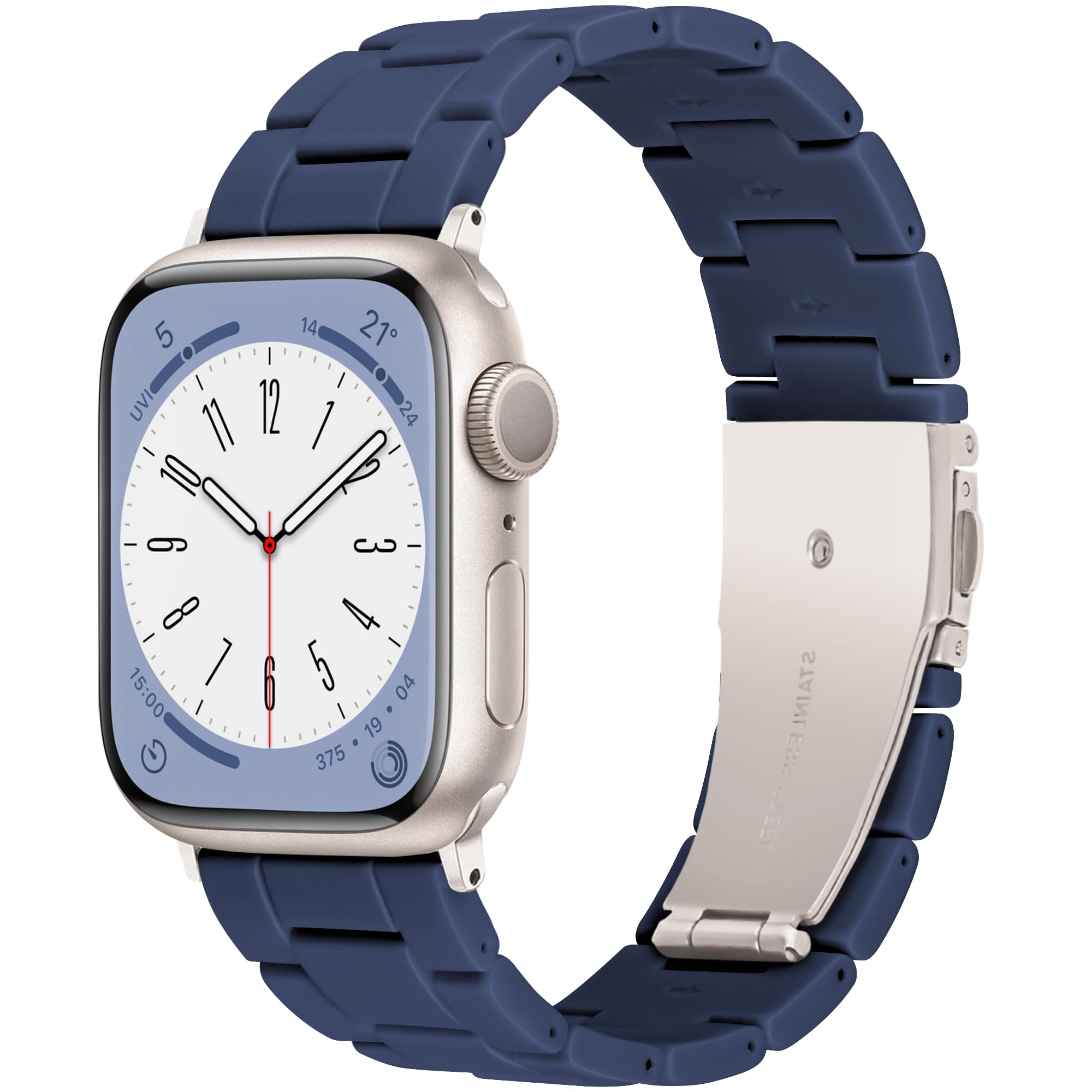 Light Apple Watch Band Fashion Resin Apple Watch Bands For Women Men, Iwacth Bands For Women,Compatible With Apple Watch Band Ul