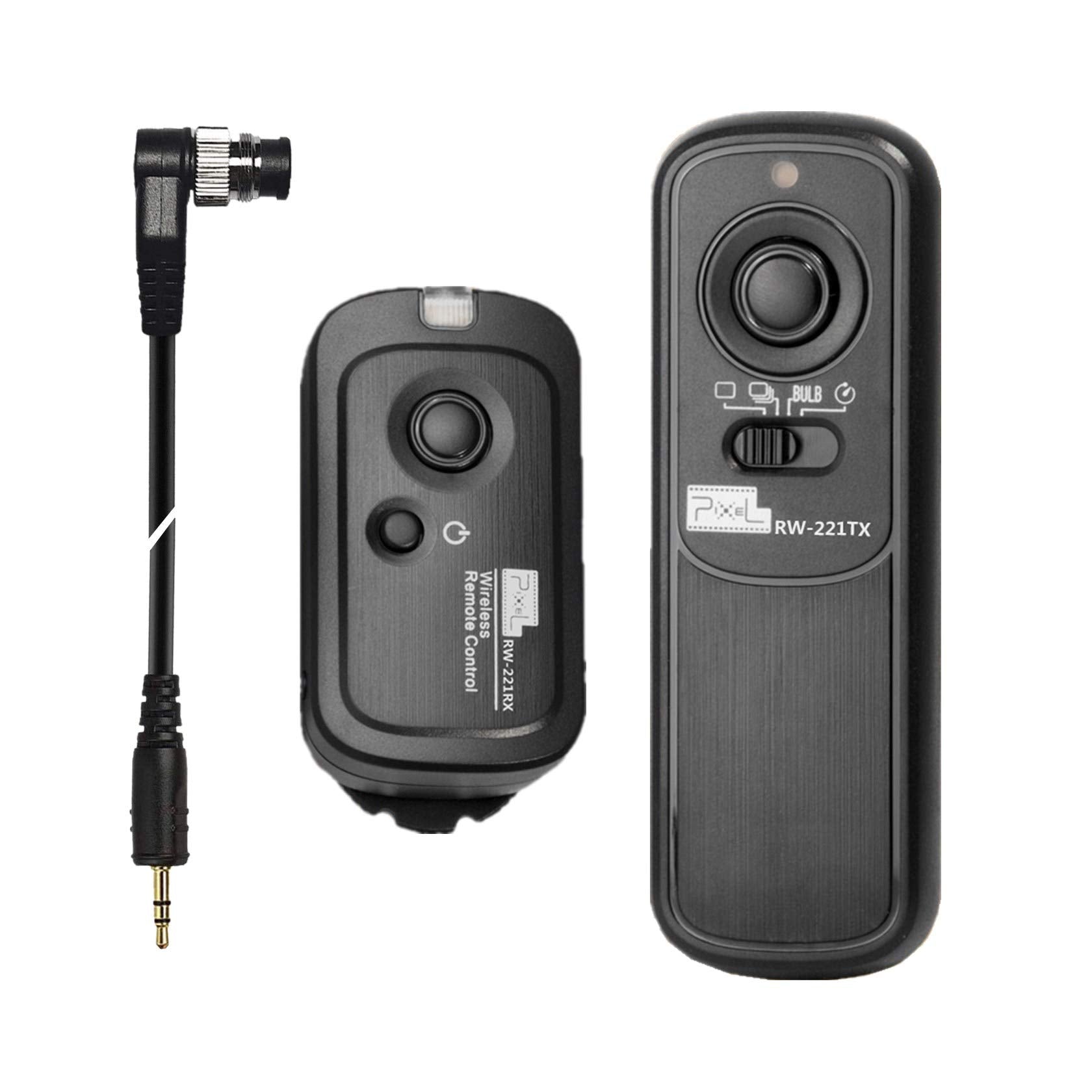 Pixel Camera Wireless Remote Shutter Release RW-DC0 for Nikon Z8 Z9 D3 D4 D5 D6 D800 D850 D800E D810A D810 D700 D500 D300 D300s 