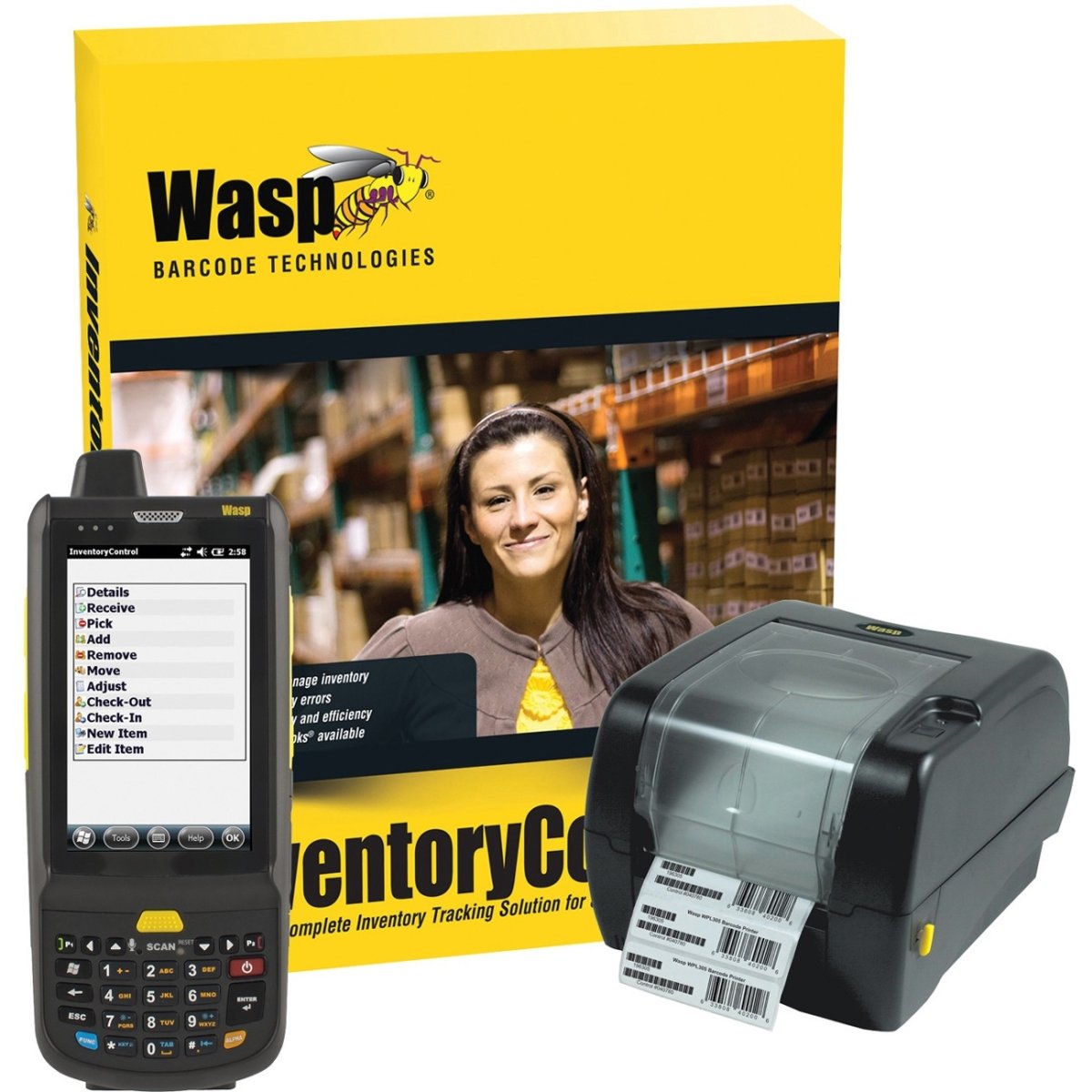 Wasp 633808391362 Inventory Control RF Enterprise with HC1 + WPL305 Retail