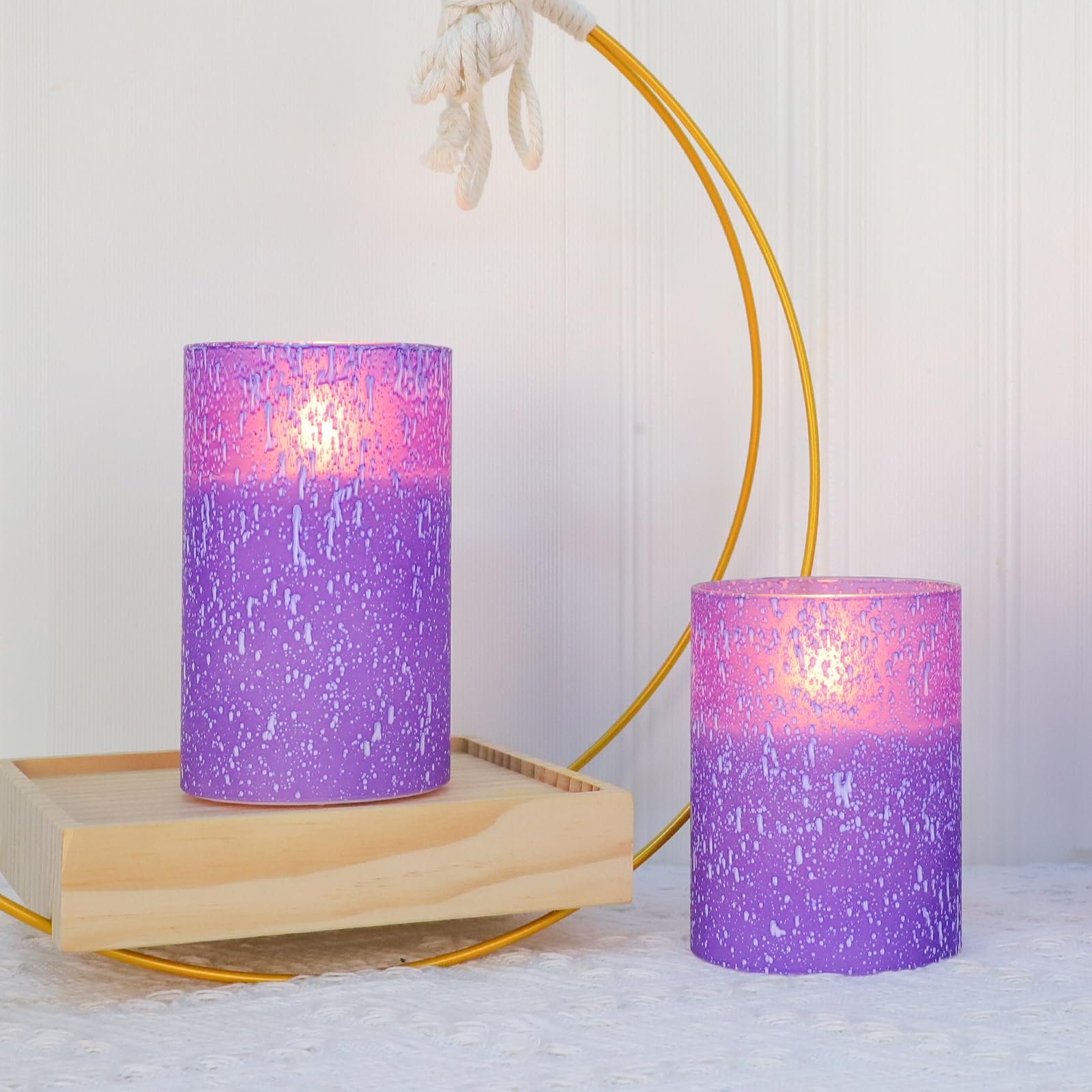 Mingfuxin Flameless Candles, Battery Operated Candles, 2024 Led Indoor Flameless Candle With Remote & Timer For Bedroom, Home, W