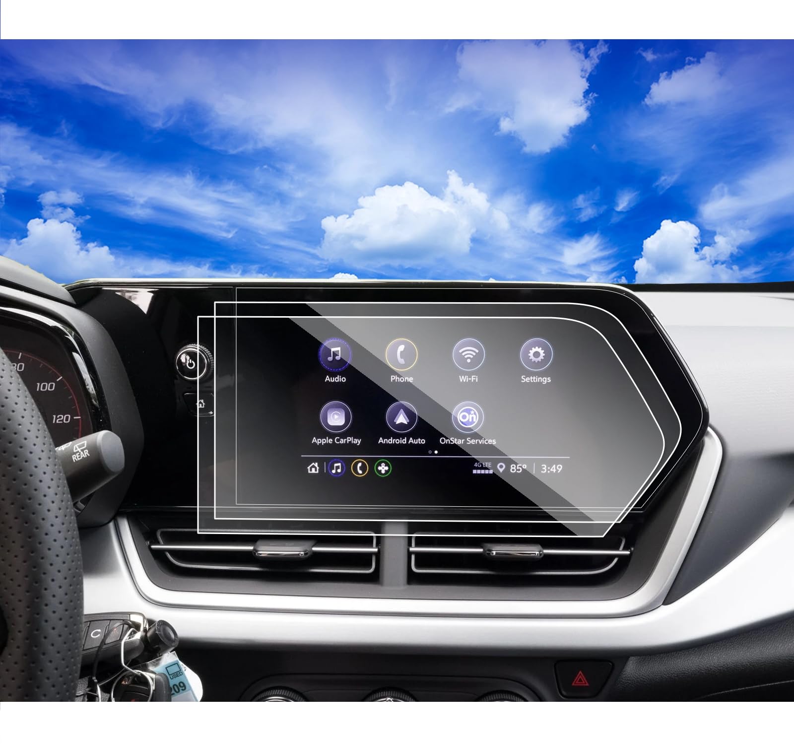 Xxciwp 2Pack 2025 2024 Chevy Trax Screen Protector For 2024 Chevy Trax Ls 1Rs Accessories 2025 Chevr Olet Trax Screen Protector