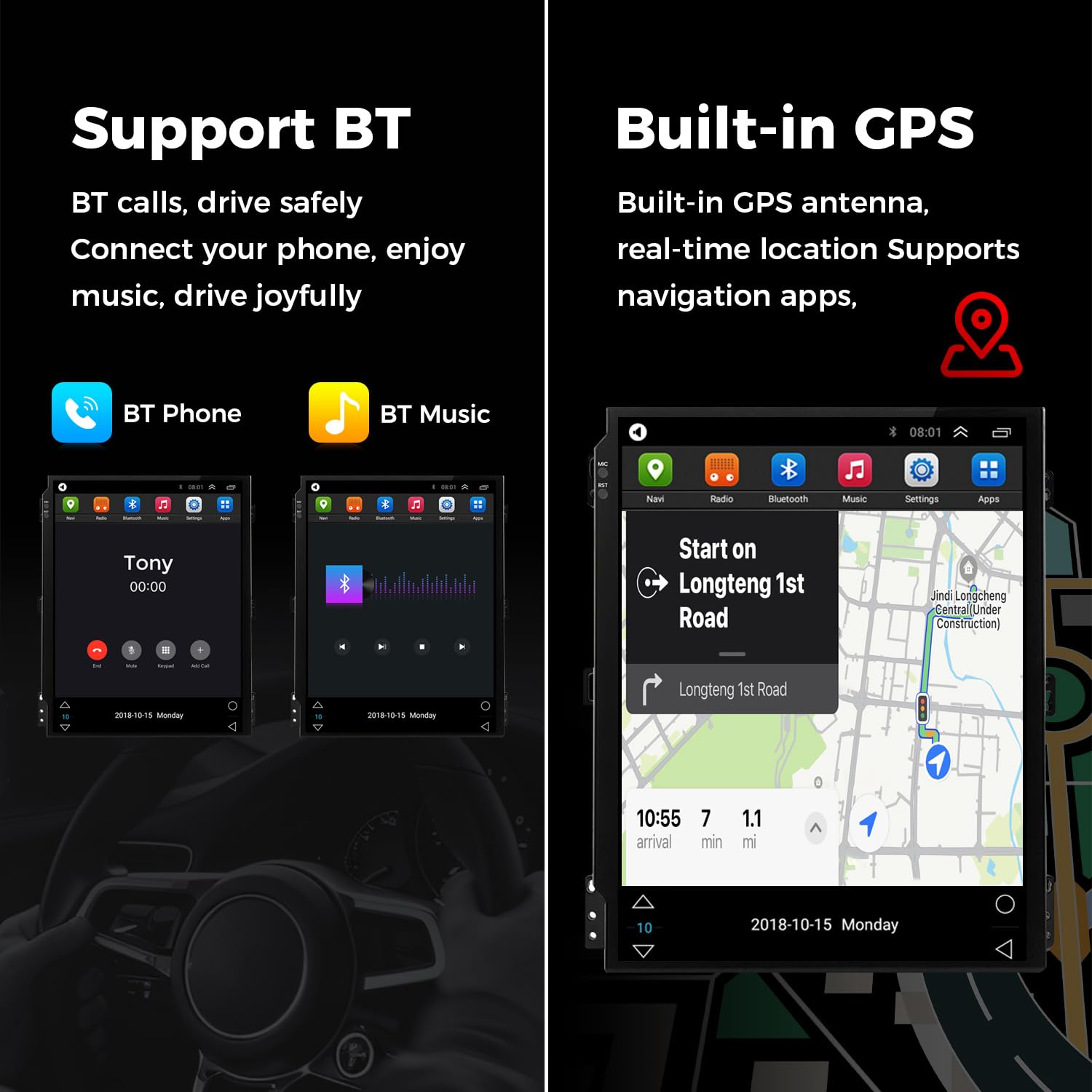 Fellostar Car Radio For Chevrolet Chevy Cruze Stereo 2008 2013 Vertical Screen Car In Dash Gps Navigation Ram 2Gb Rom 32Gb Wirel