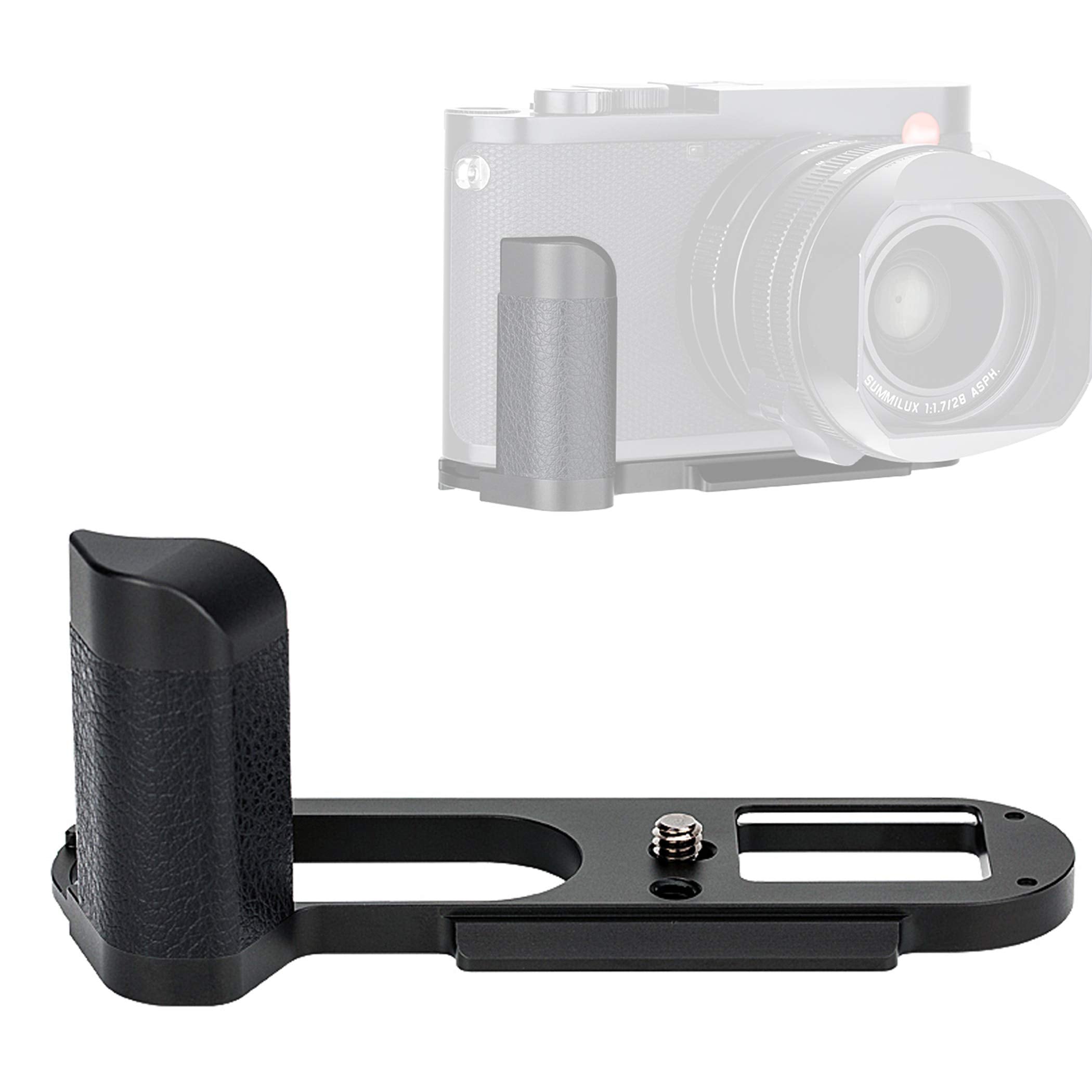 Jjc Hg Q2 Leica Q2 Hand Grip, Arca Swiss Type Quick Release Qr, Anti Slip Metal Holder Hand Grip, Aluminum Aloy, Compatible With