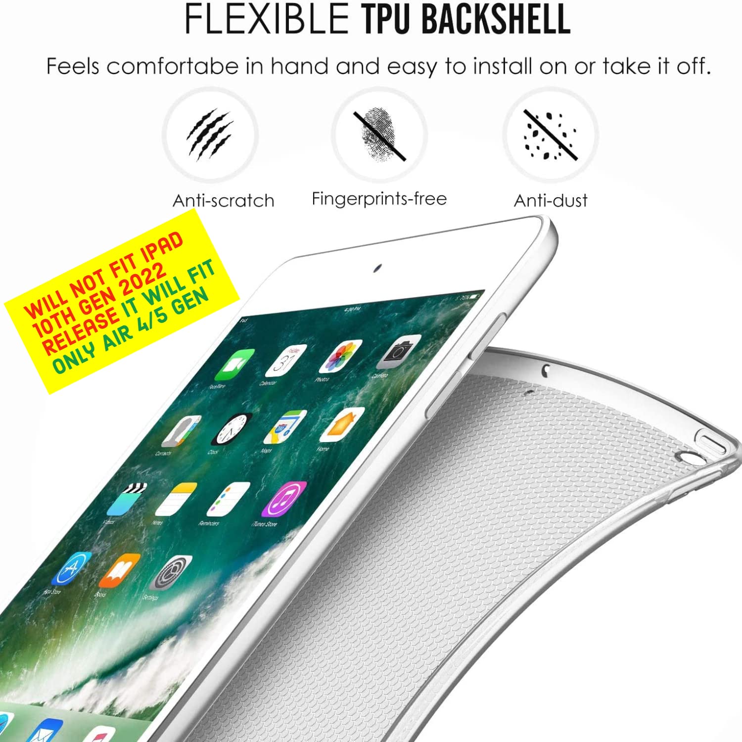 Durasafe Cases For Ipad Air 5Th 2022 Air 4Th 2020 10.9 Inch Case A2588 A2589 A2591 A2316 Mm9E3Ll/A Mm9D3Ll/A Mme23Ll/A Mm9C3Ll/A