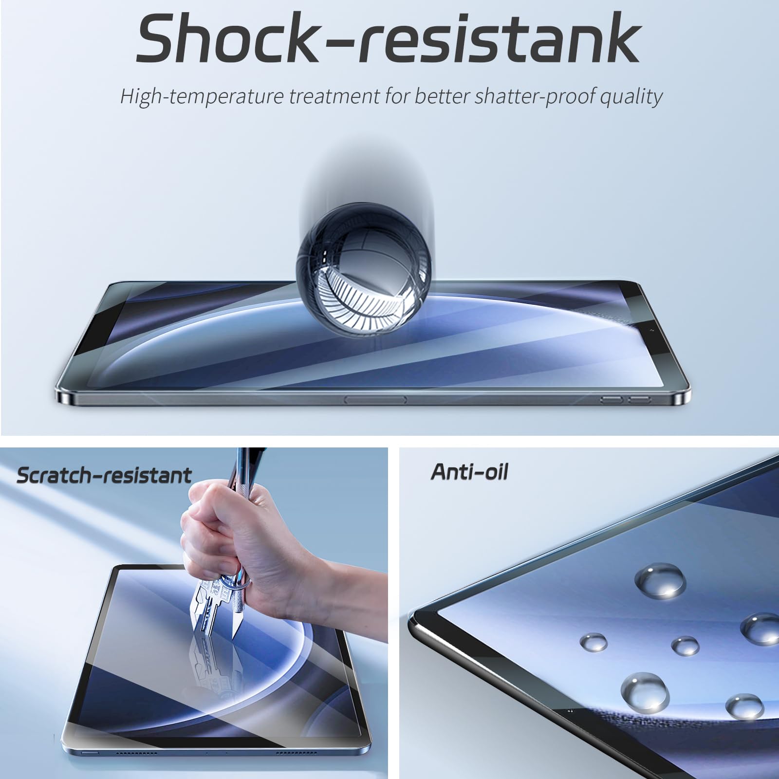 Zenrich [2Pack] Anti Blue Light Tempered Glass Screen Protector For Samsung Galaxy Tab A9 8.7 Inch 2023 Sm X110/Sm X115 With Ant