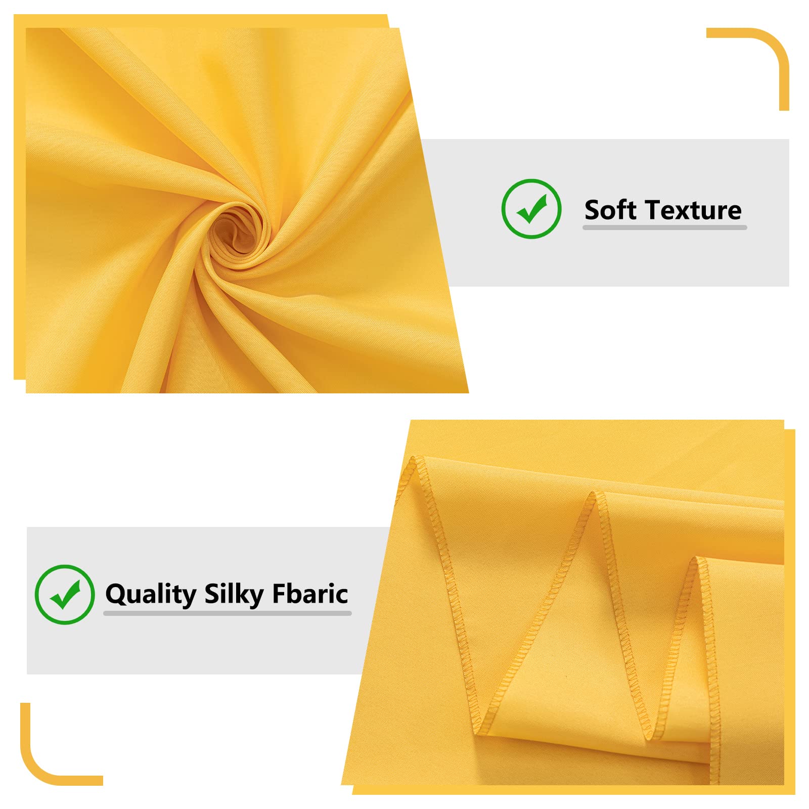 Yellow Backdrop Curtain For Parties Rod Pocket Yellow Curtains Photography Backdrop Drapes Privacy Fabric Spring Decoration For