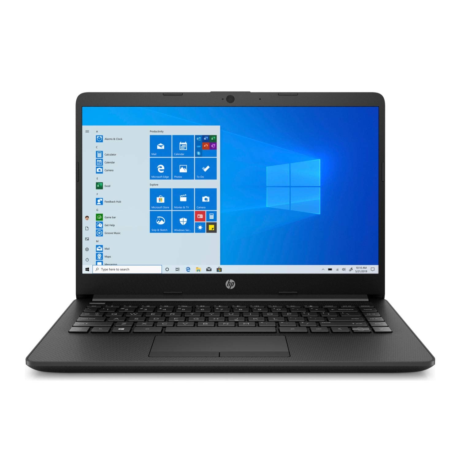 HP 14 14 HD SVA Anti-Glare Micro-Edge WLED-backlit Laptop for Students, AMD Athlon 3050U 2.3GHz up to 3.2GHz, 4GB DDR4, 128GB SS