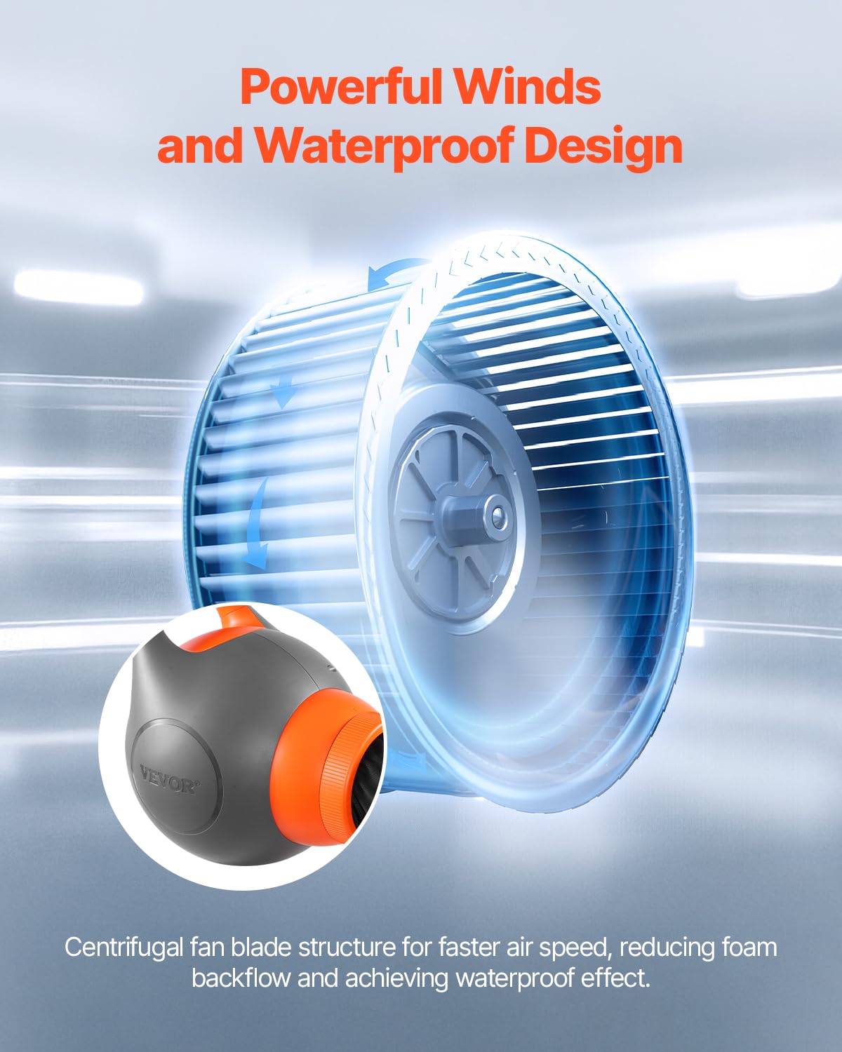 Vevor Foam Machine, 115 W Party Foam Cannon, Portable Foam Maker With A Tripod Stand, Powerful Foam Party Machine, For Backyard,