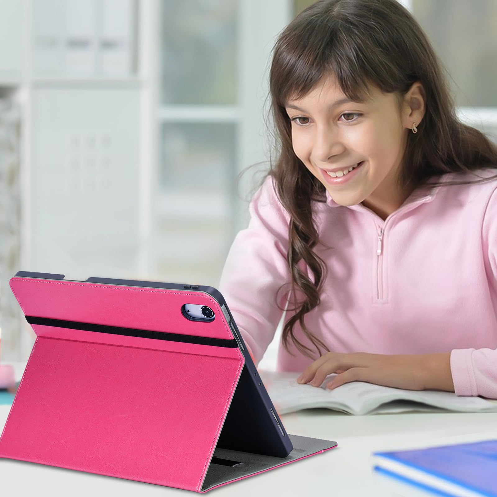 Hfcoupe Case For Ipad Air 6Th Generation 11 Inch 2024, 10.9 Inch Ipad Air Gen 5/4 (2022 & 2020 Released), Stitch Ipad Air 11 Cov