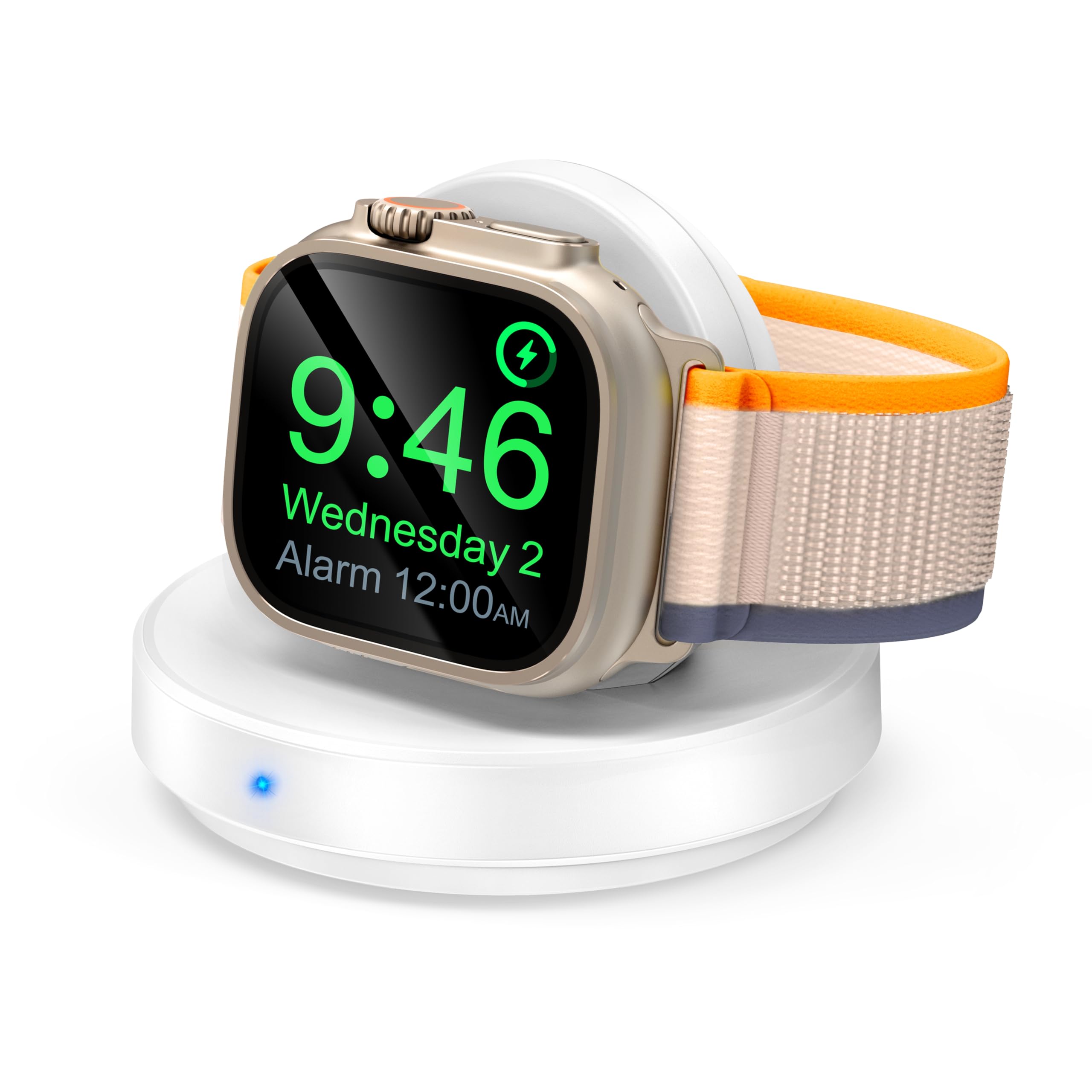 2026 Upgraded for Apple Watch Charger Magnetic Fast Charging Dock,Portable Wireless Charging Stand Compatible with iWatch Series