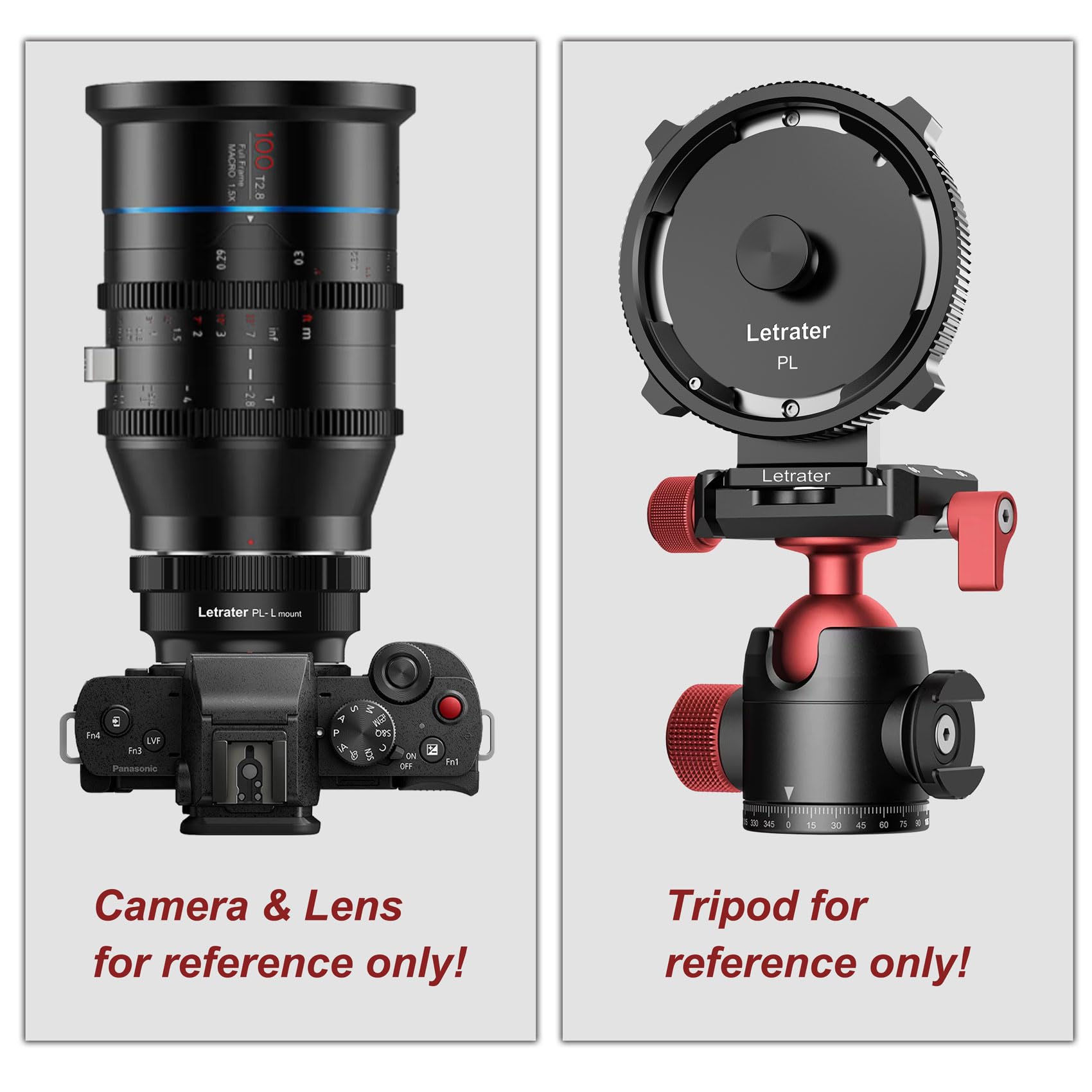 Letrater Pl To L Mount Adapters Compatible With Pl Lens And Panasonic S1 S1R S1H S5/Leica Sl Sl2 Cl Tl/Sigma Fp Dlsr L Mount Cam