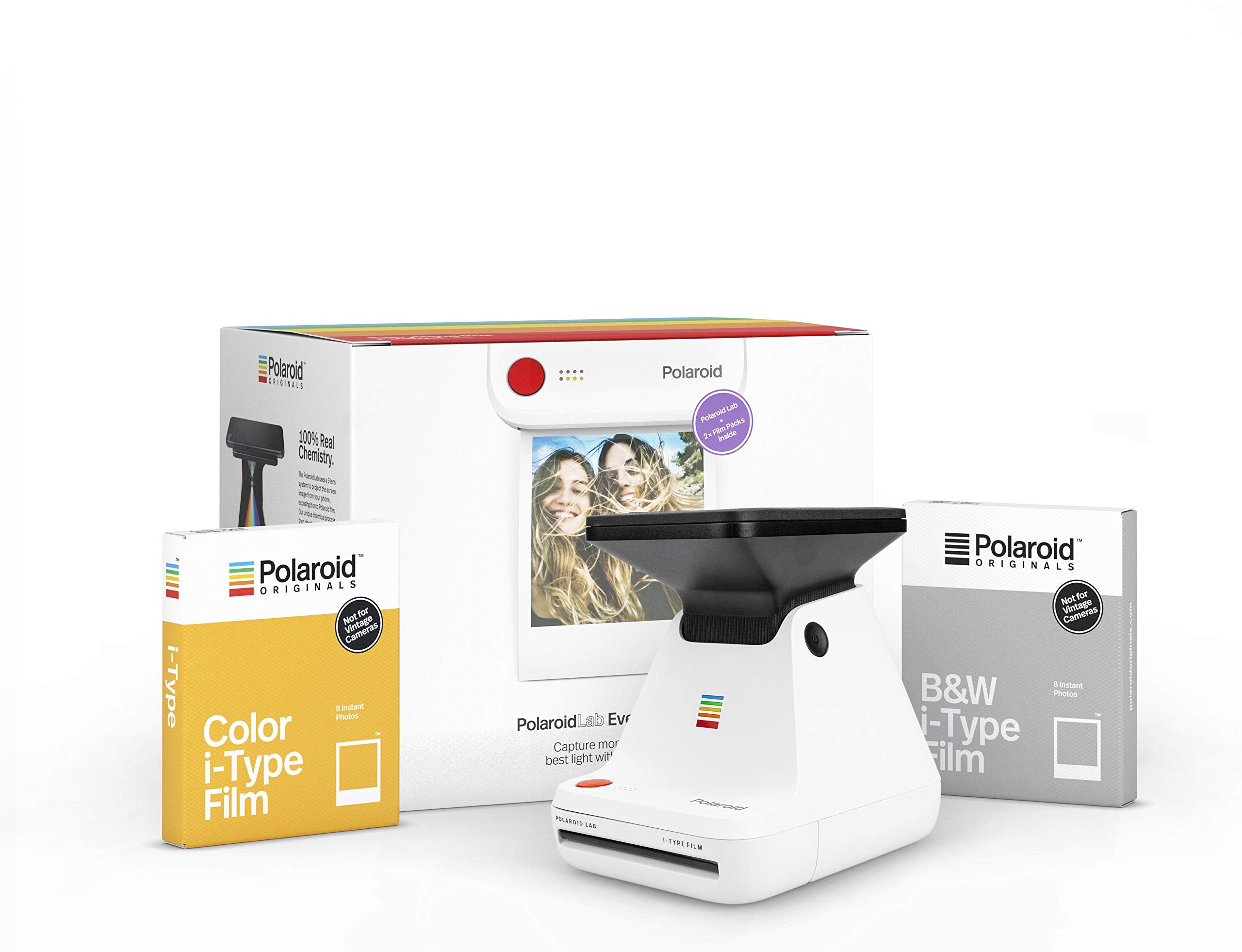 Polaroid Lab Everything Box Starter Kit   Digital To Analog Polaroid Photo Printer (4969)
