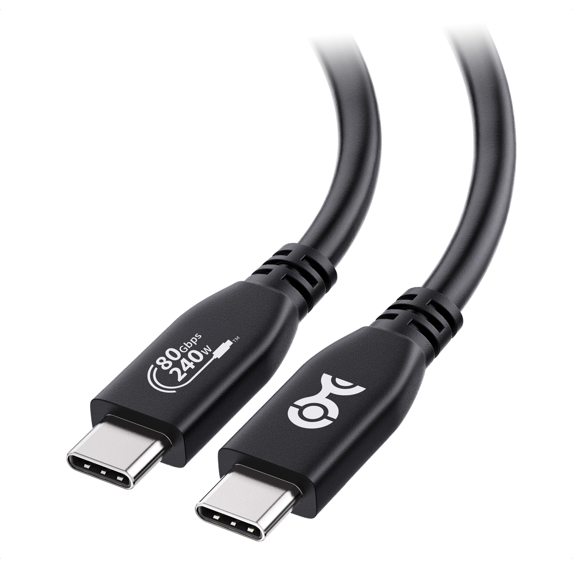 Cable Matters [USBIF Certified] 80Gbps USB4 Cable, 4.9ft, Black