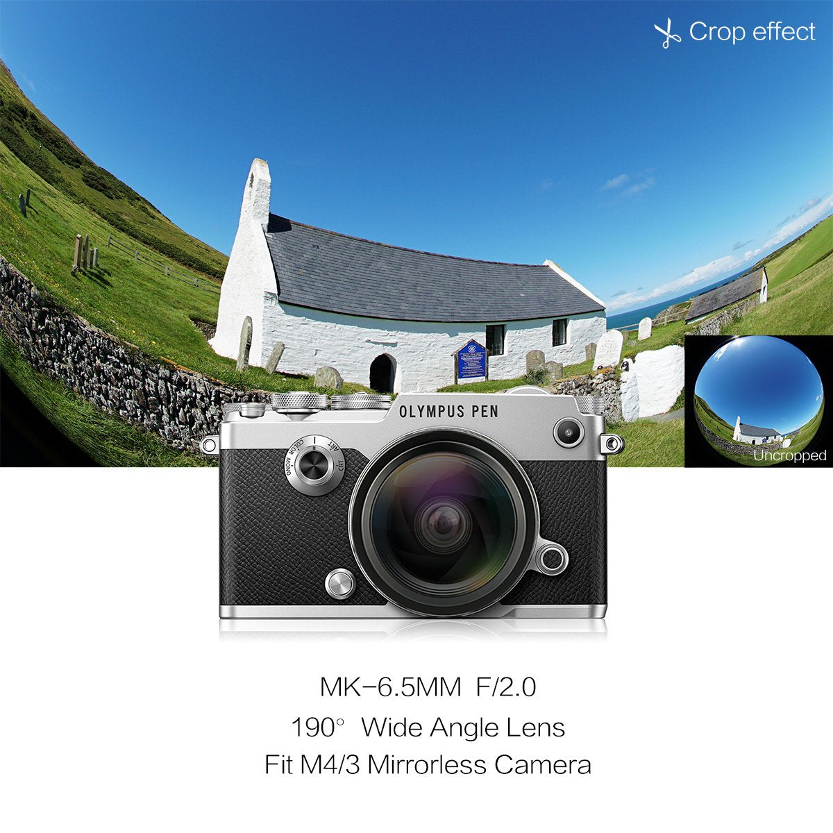 Meike Optics Mk 6.5 Mm F2.0 Fisheye Lens Ultra Wide Angle For Mft