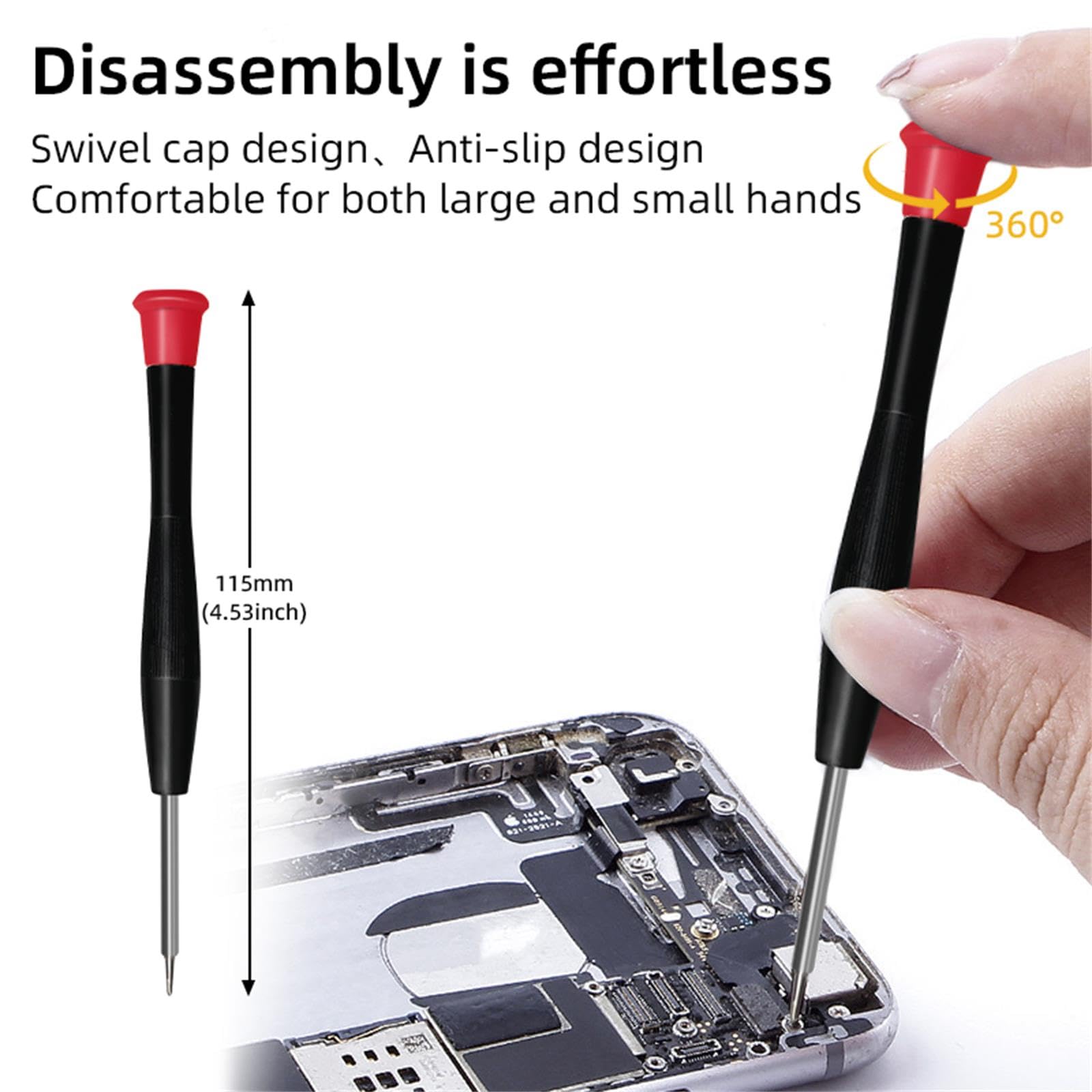 Efaithfix 22 In 1 Repair Tool Kit, 22 Piece Opening Pry Tool Screwdriver Set, Electronics Magnetic Precision Screwdriver Set For