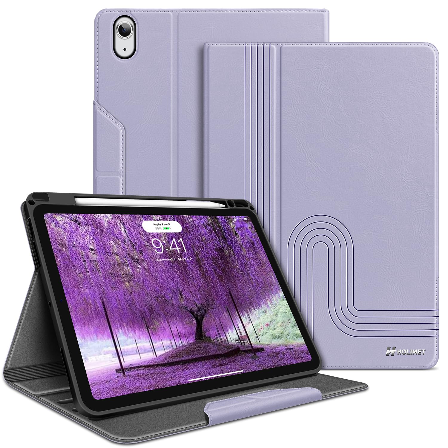 H Holimet Case For Ipad Air 11 Inch 2024 (M2) 6Th Generation/Ipad Air 5Th Generation 2022/Ipad Air 4Th Generation 2020 10.9 Inch