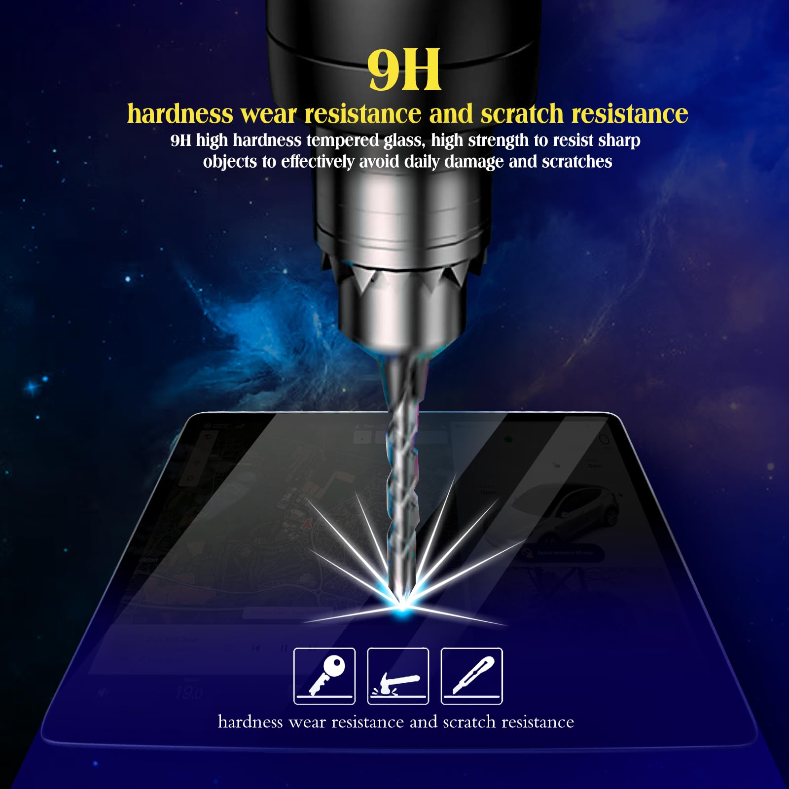 2024 Cayenne Coupe Screen Protector For 2024 Cayenne Coupe 12.3Inch Dashborad & 10.9Inch Display Navigation 2024 Cayenne Touchsc