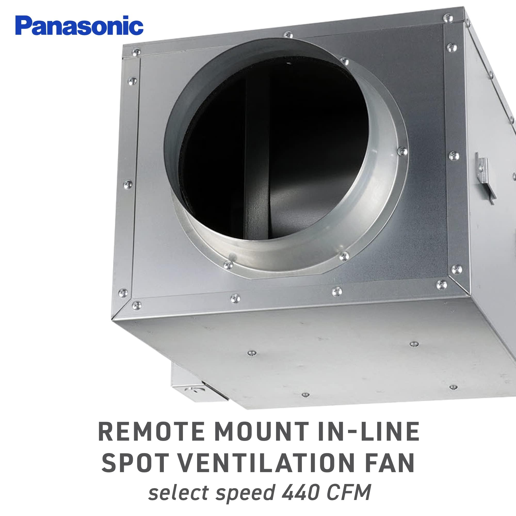 Panasonic Fv 0511Vhl1 Whisperwarm Dc Bathroom Fan With Light And Heater, 50 80 110 Cfm