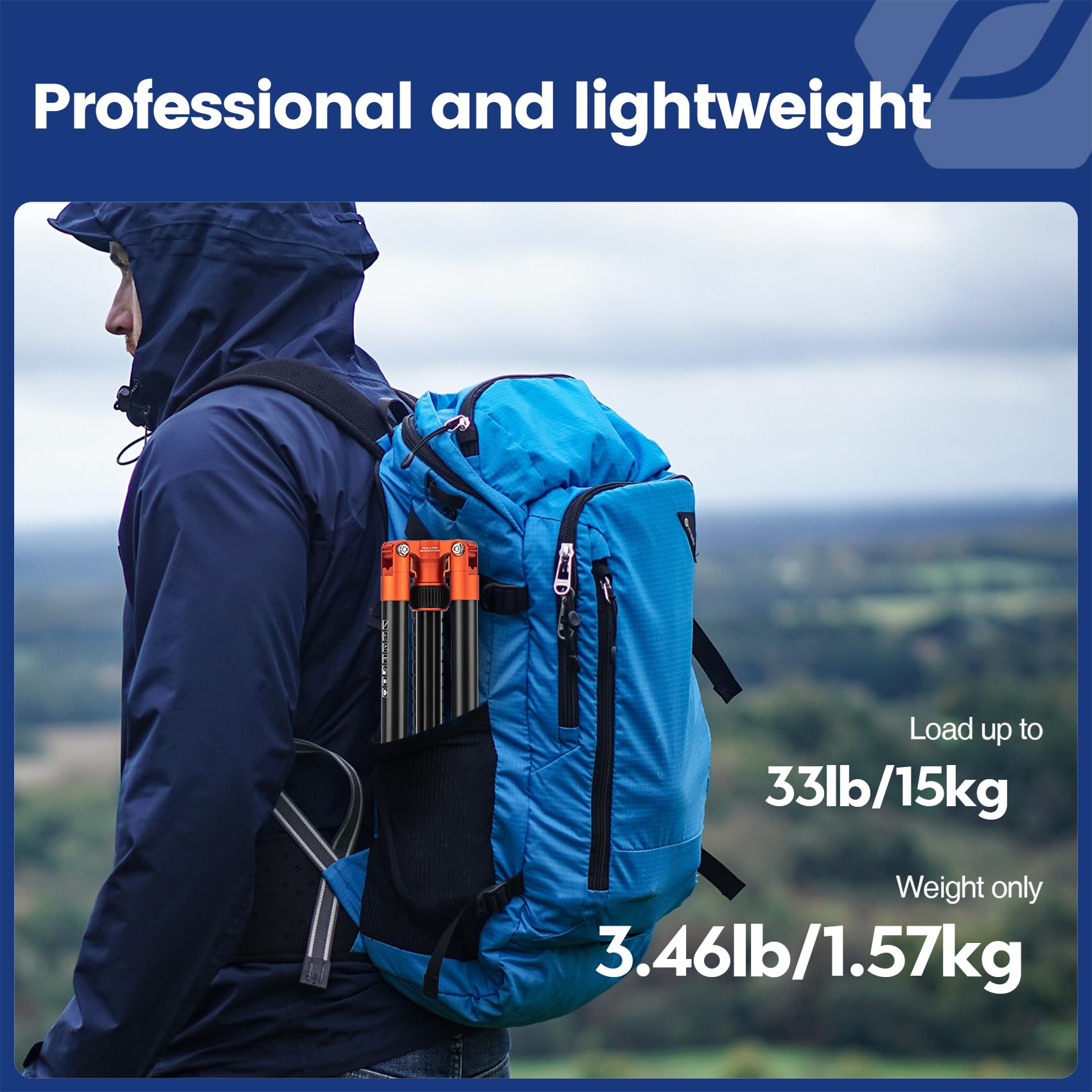 Fotopro 68'' Camera Tripod For Dslr, Heavy Duty Compact Travel Tripod With Ball Head, Detachable Monopod With Quick Release Plat