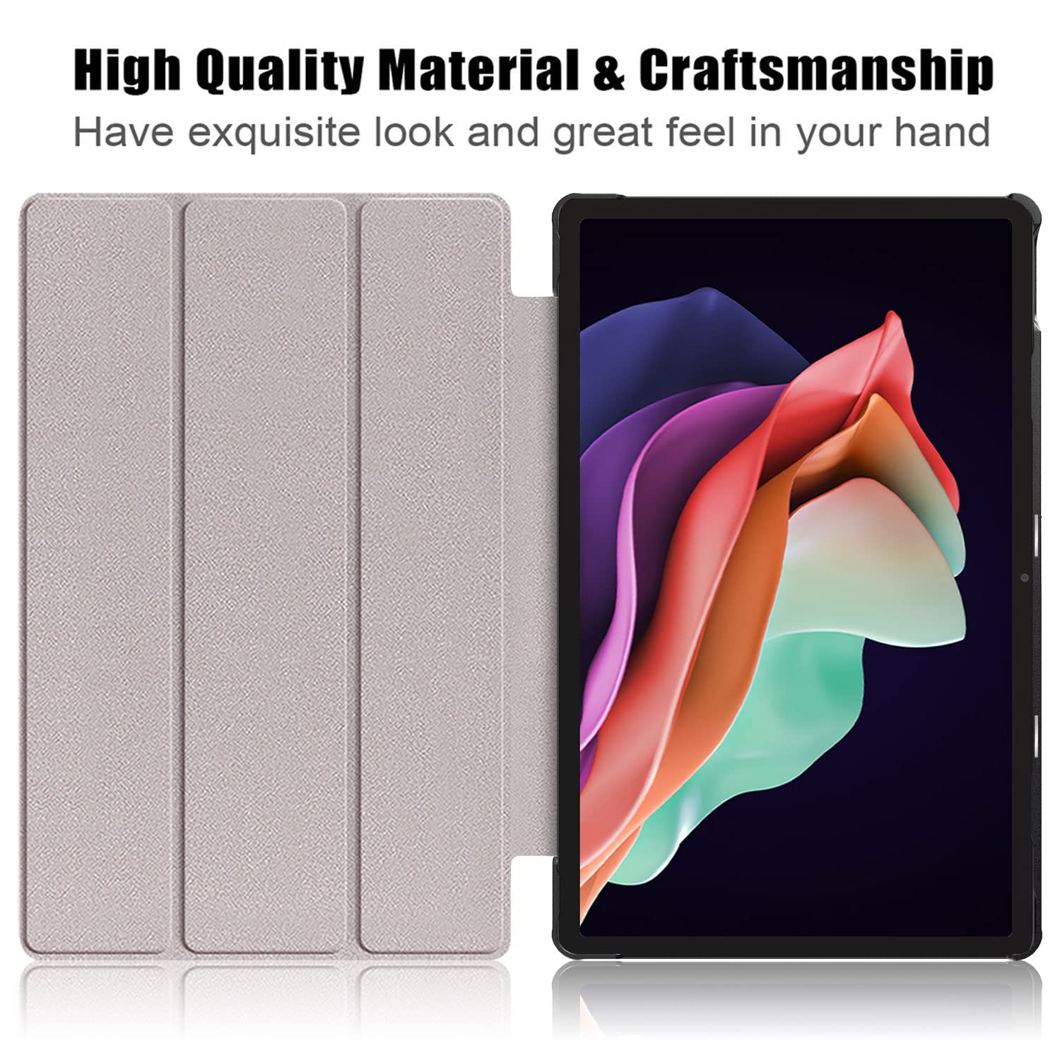 Elitegadget Case For Lenovo Tab P11 Gen 2 (11.5 Inch) Tb 350Fu/Tb 350Xc Released In 2023   Trifold Shell Slim Lightweight Stand