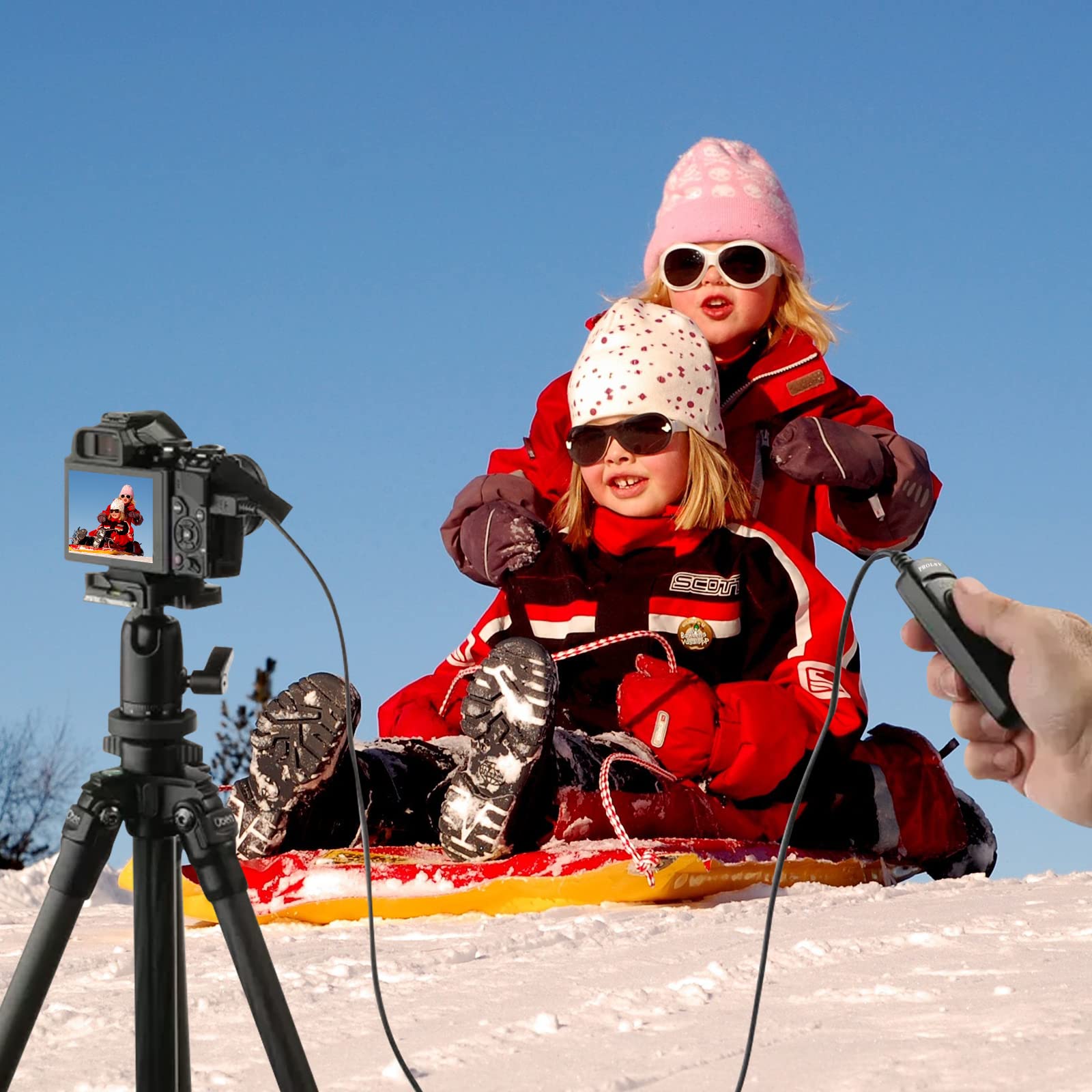 Pholsy C6 Shutter Remote Control Release Switch Compatible With Canon R10 R6 R8 90D 250D 200D 850D Sx50Hs; For Olympus E M1X E M