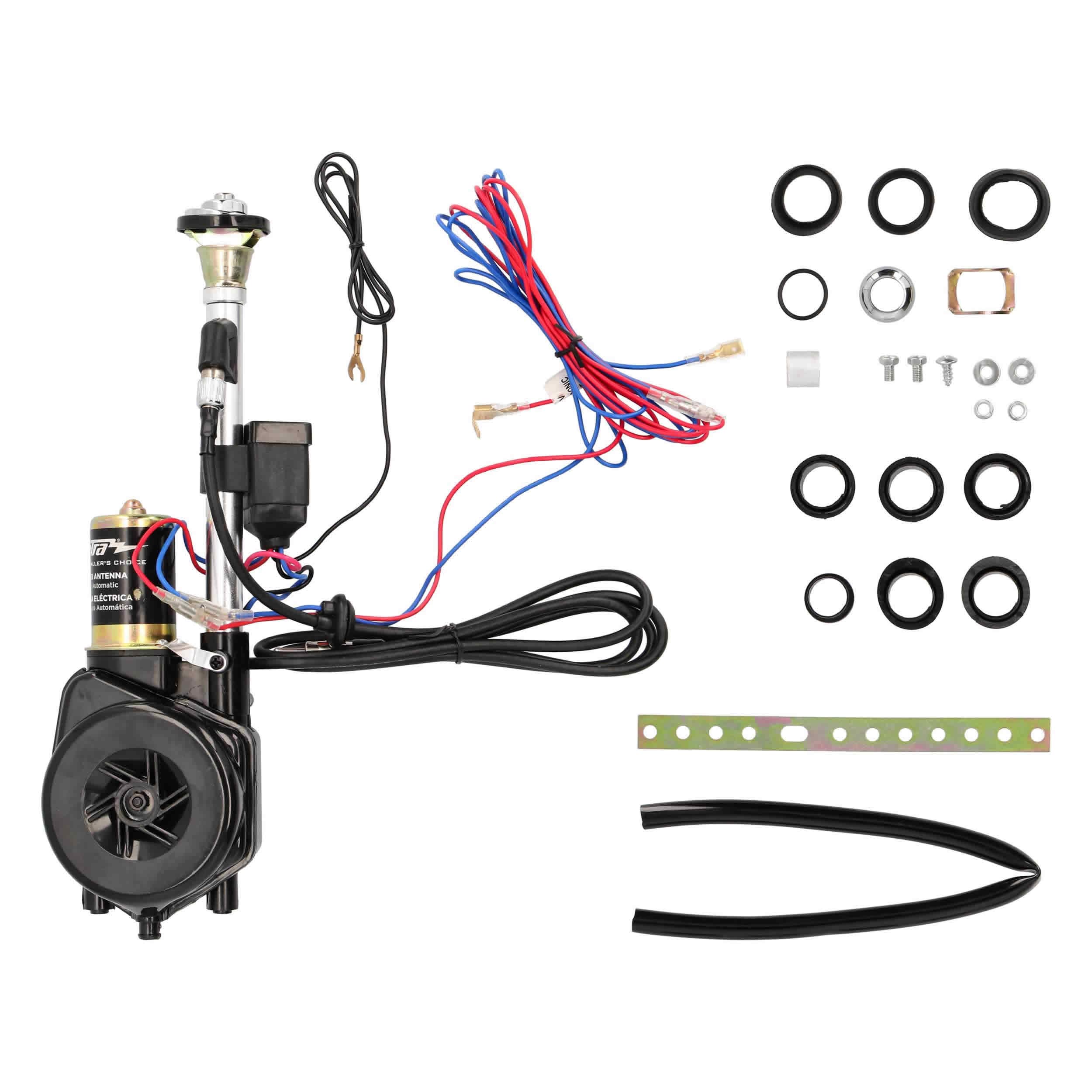 Metra Electronics 44 Pw22 Universal Motorized Am/Fm Fully Automatic Power Antenna, Black