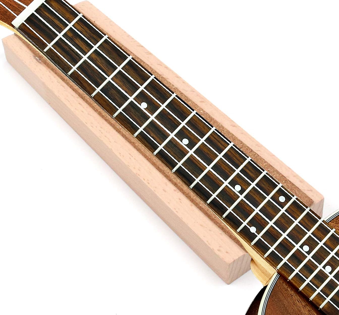 Farboat Neck Support Cradle Neck Rest Stand Caul Wood Pillow Display For Guitars Bass Ukulele (11.8Inch)