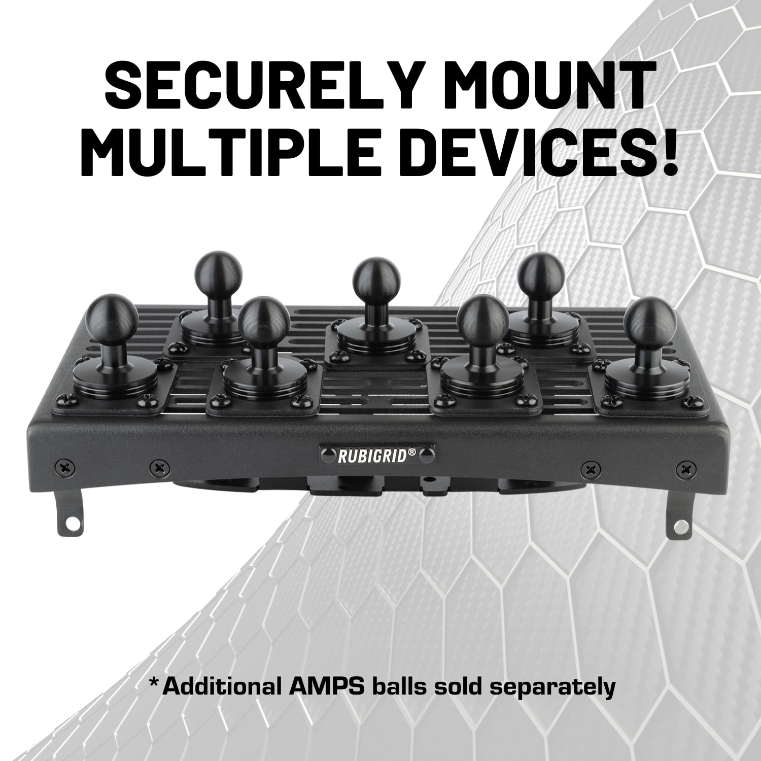 Bulletpoint Rubigrid Metal Dash Mount Phone Holder Compatible With 2015-2022 Chevrolet Colorado & Gmc Canyon