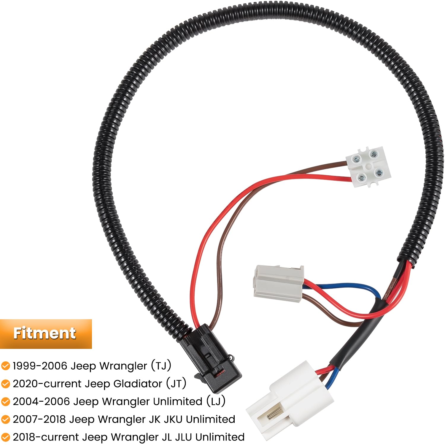 12 Volt Power Adapter For 2018 2020 2021 2022 2023 Jeep Wrangler Jl Jlu Unlimited & Gladiator Jt & For 1999 2018 Jeep Wrangler J