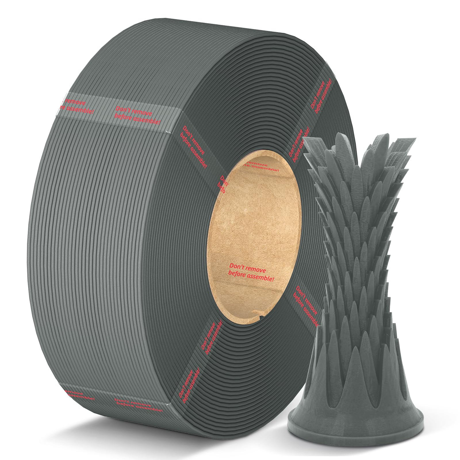 ANYCUBIC PLA Filament Refill 1.75mm, 3D Printer Filament, for Reusable Spools, Dimensional Accuracy +/- 0.02mm, Fit with Most Re