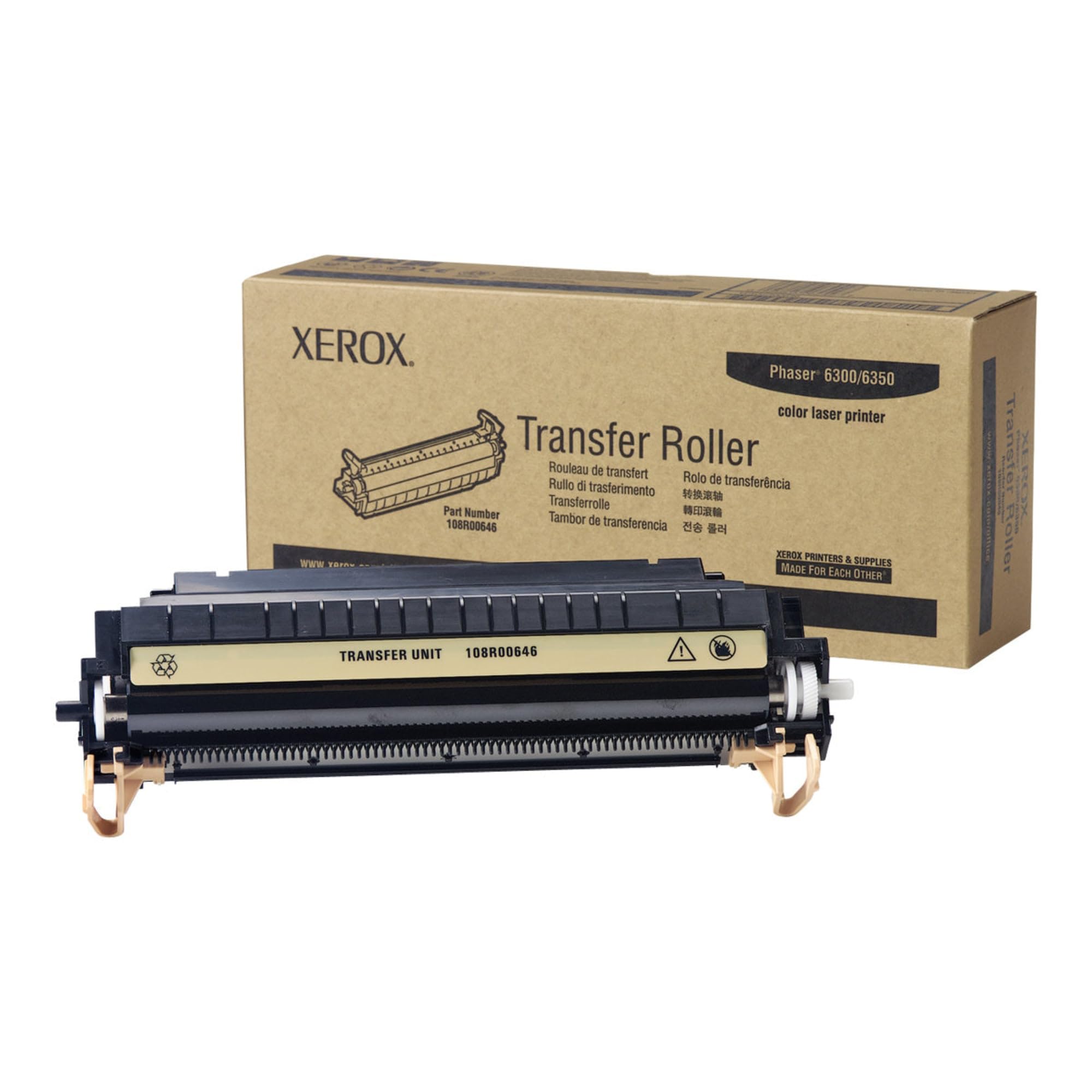 Genuine Xerox Transfer Roller for the Phaser 6300/6350/6360/6360Y, 108R00646