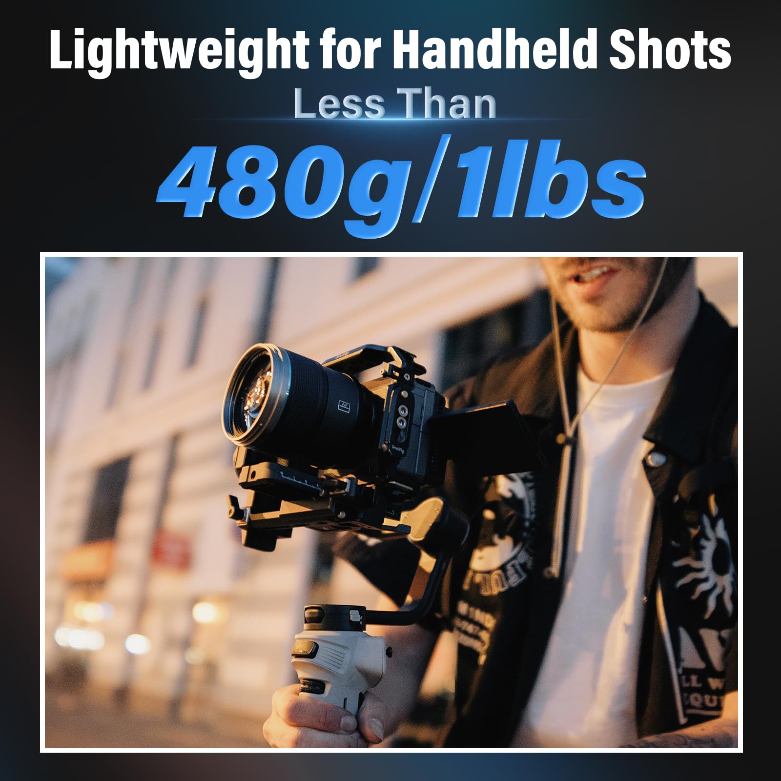 Sirui Sniper 75Mm Autofocus Lens, F1.2 Telephoto Aps C Camera Lens For A5, A6, Fx30, Zv E10 (E Mount, Black)