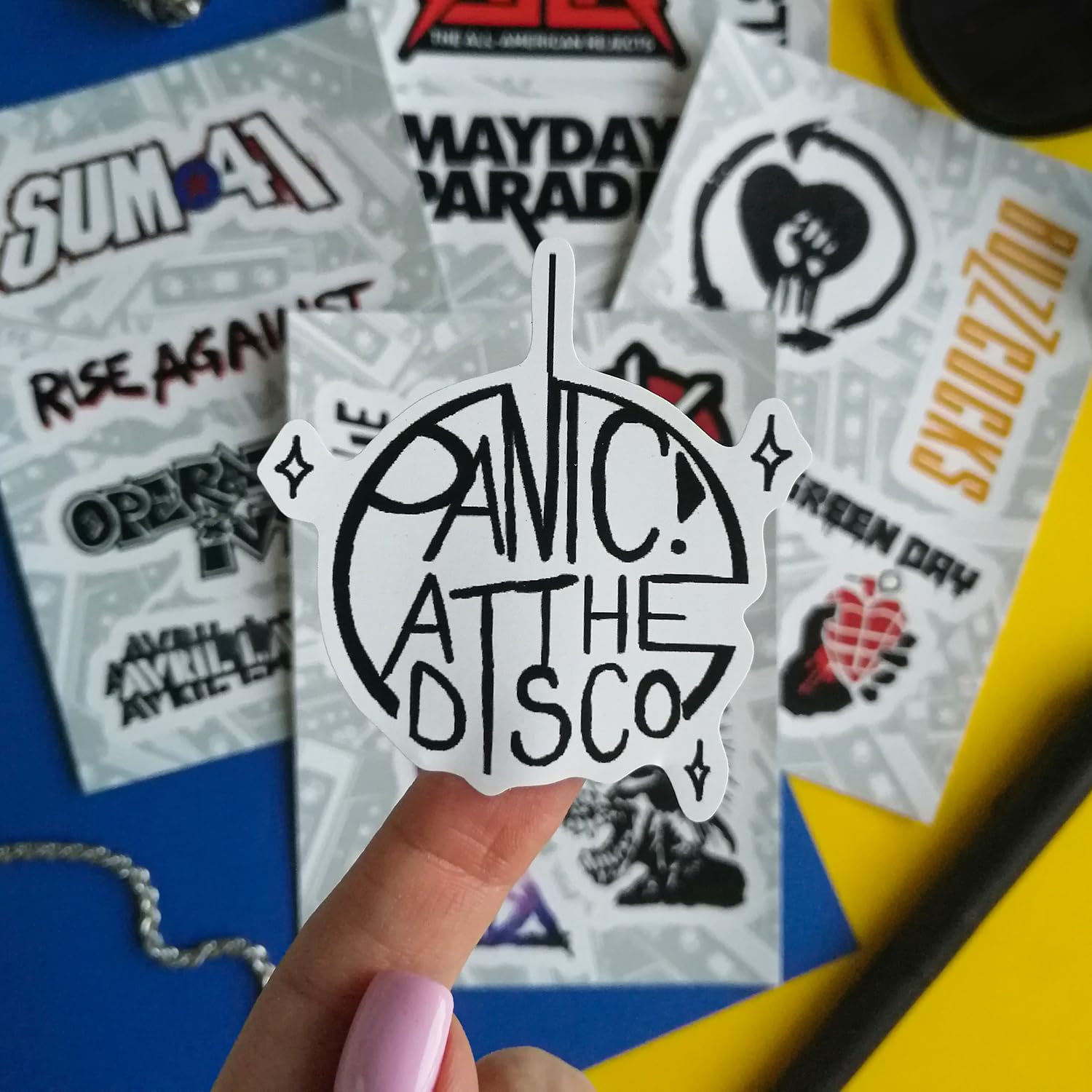 Punk Rock Stickers   Band Stickers For Adults, Self Adhesive And Waterproof Stickers, Punk Rock Laptop Decals For Skateboards An