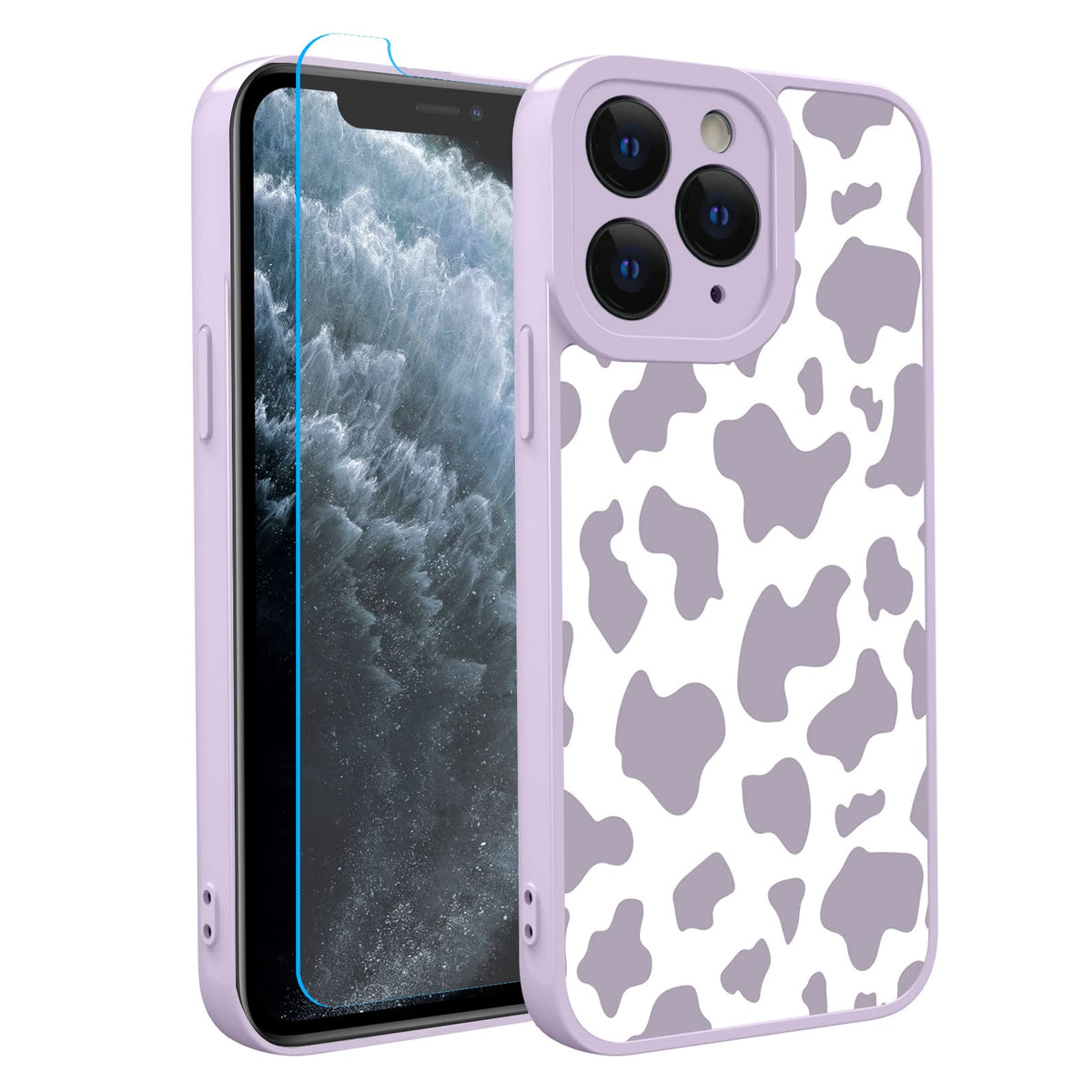 Ook Compatible With Iphone 11 Pro Max Case Cute Cow Print Fashion Slim Lightweight Camera Protective Soft Flexible Tpu Rubber Fo