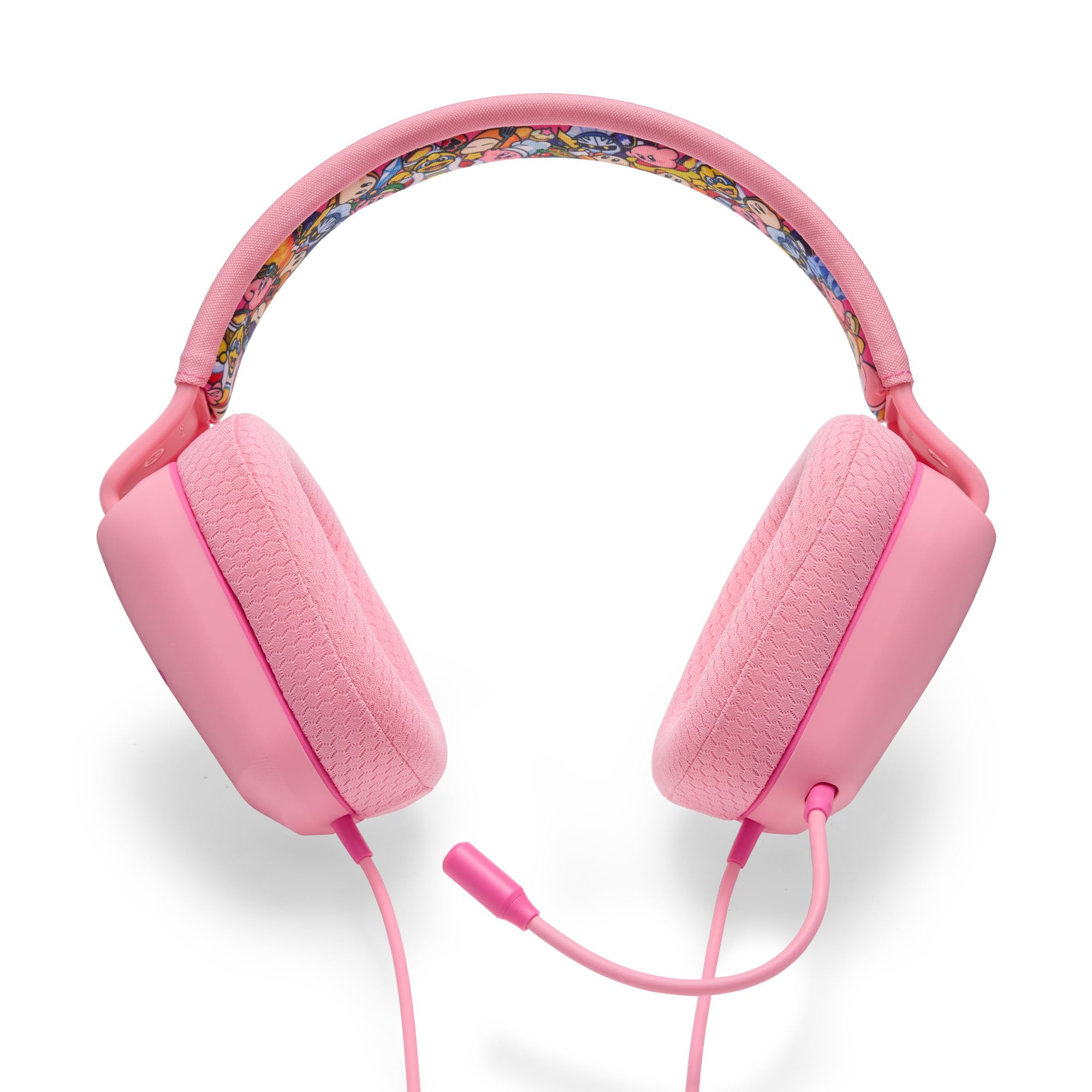 Powera Wired Stereo Headset For Nintendo Switch   Kirby Mouthful, 3.5 Mm, Wired, Stereo, Officially Licensed