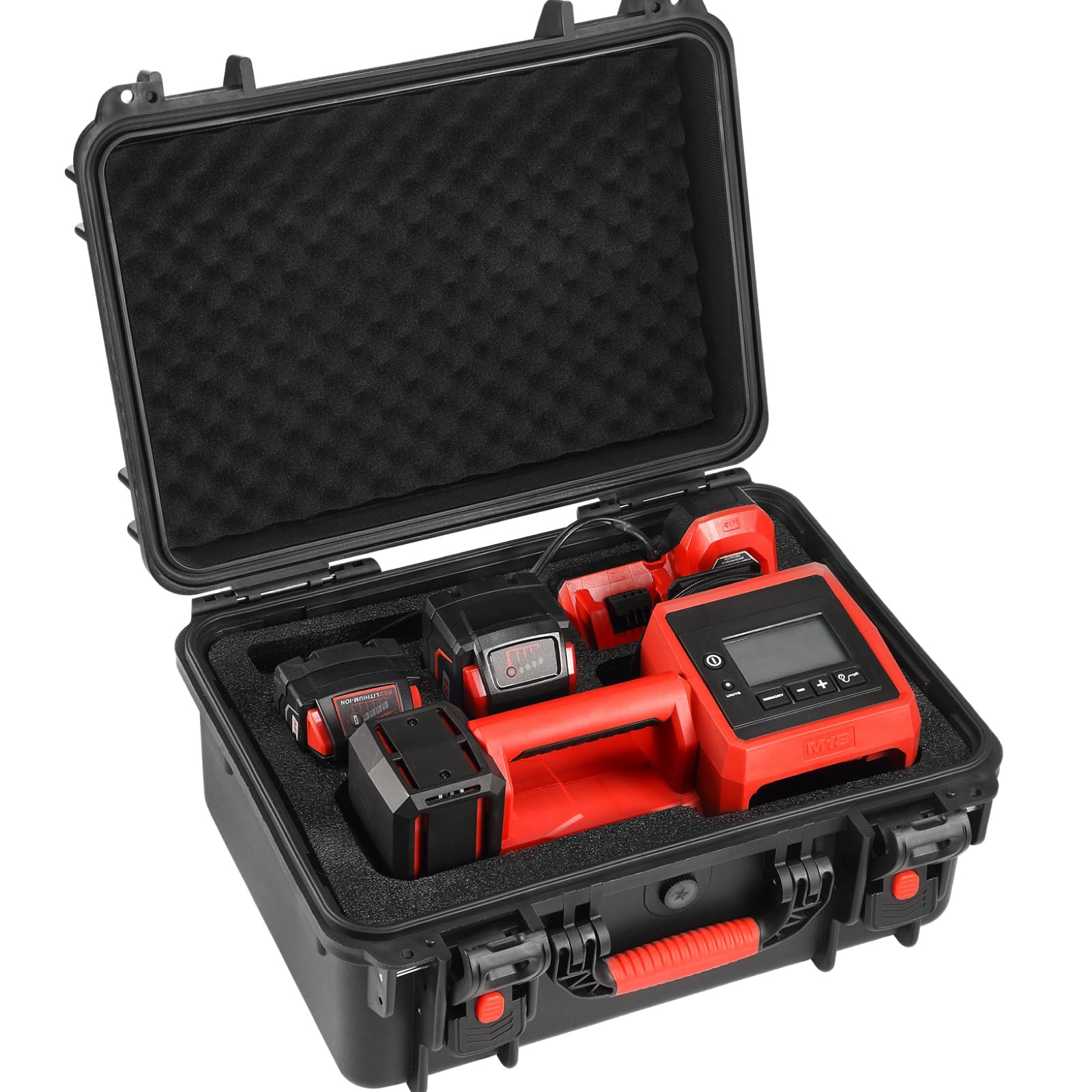 Zenacce Waterproof Hard Case Compatible With Milwaukee M18 Inflator 2848 20, Air Compressor Carrying Case For Milwaukee Tools, C