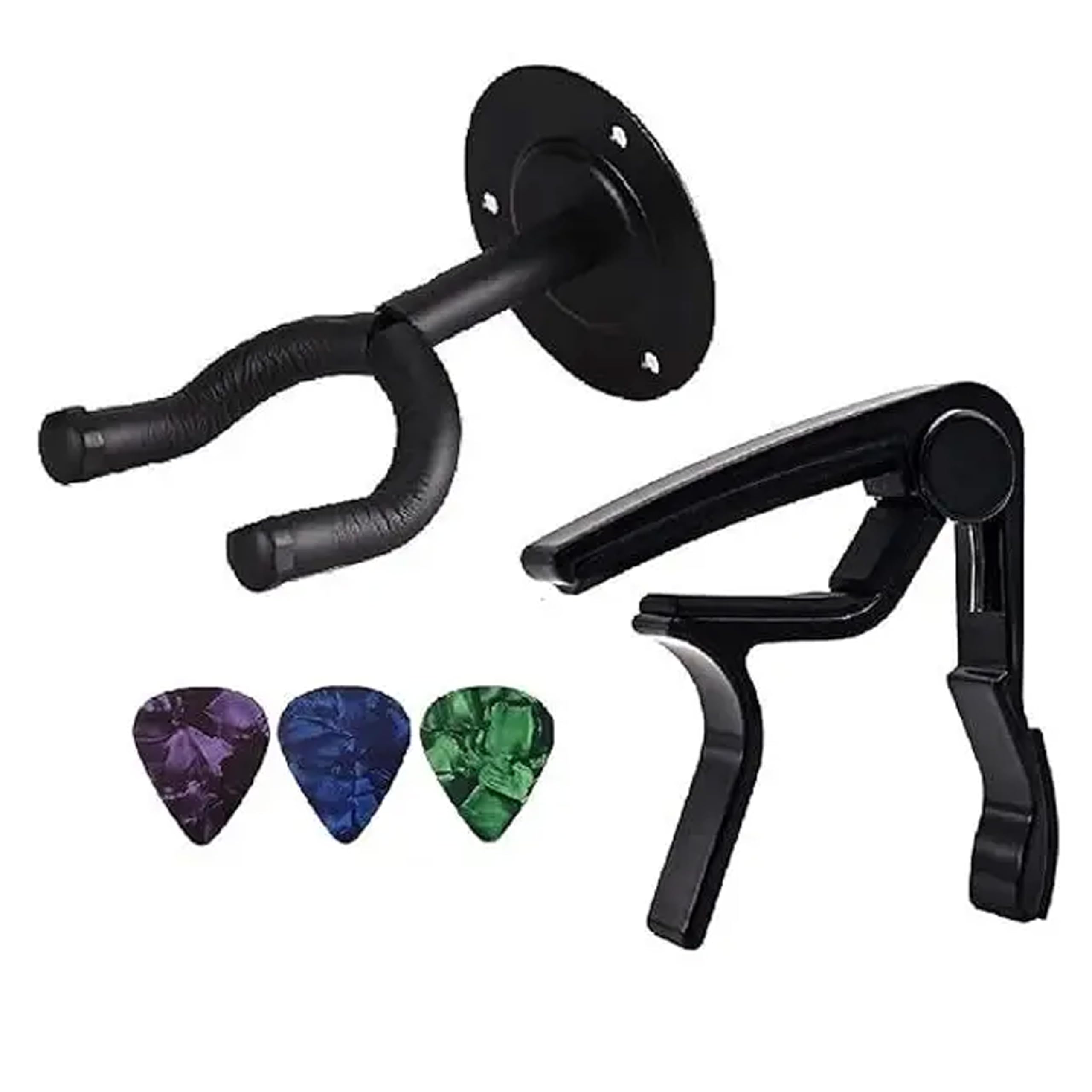 Guitar Wall Mount Hanger, Black