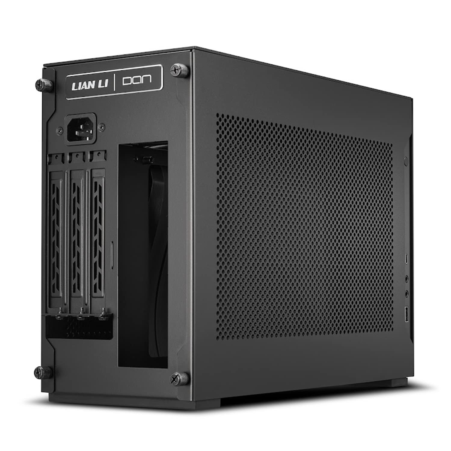 Lian Li A4-H2O Small Case - Mini Itx - Aluminum Exterior & Spcc Steel Interior - Pcie 4.0 - Easy Aio Installation - Supports Sfx