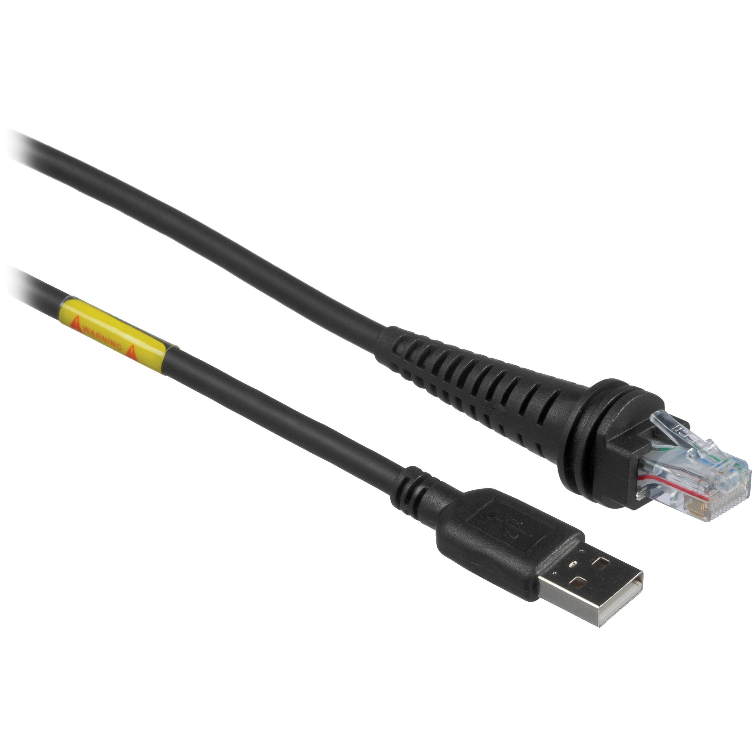 Honeywell Cbl 500 300 S00 03 Usb Type A Straight Cable For Granit Industrial Grade Scanner, 3M Length, 5V Host Power, Black