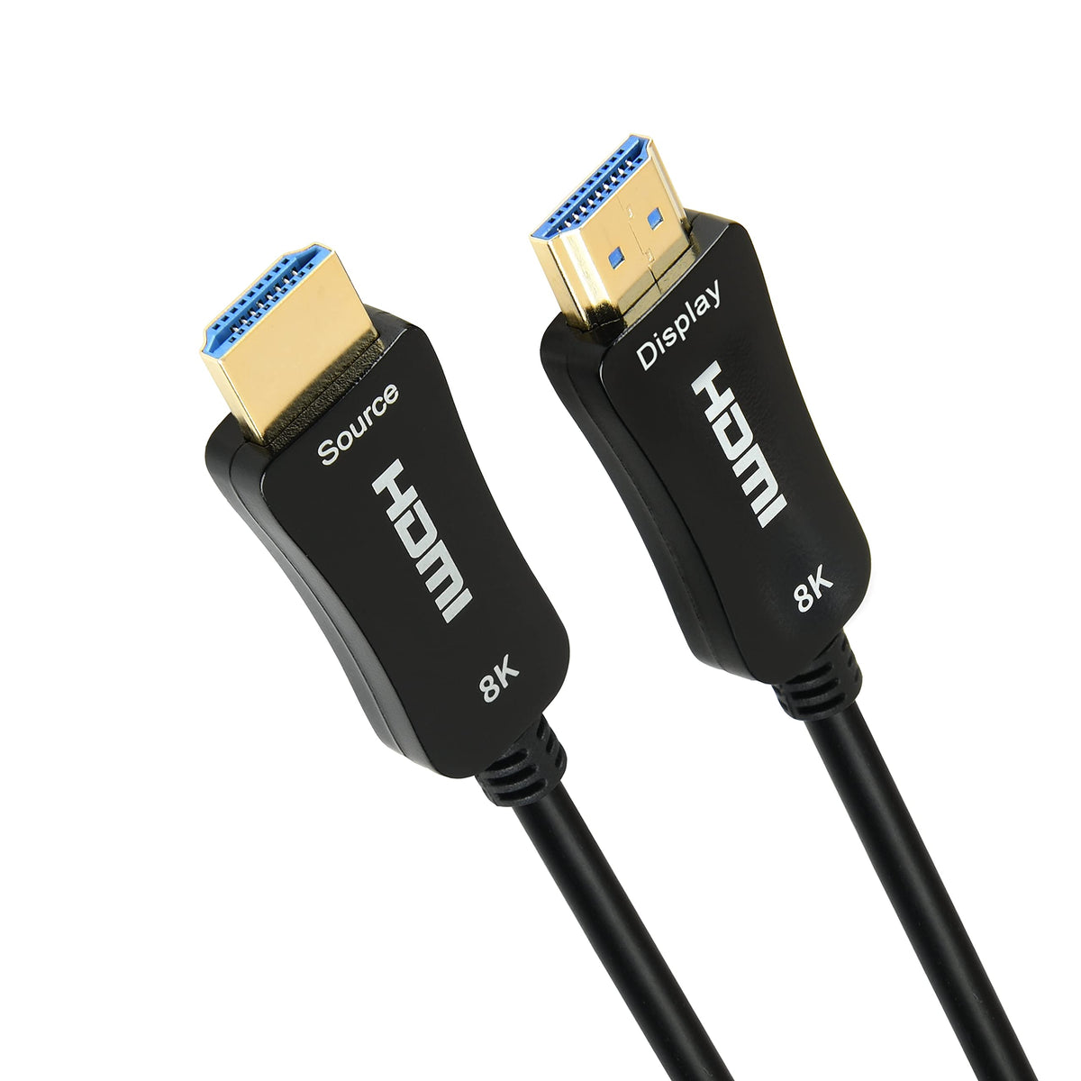 iBirdie Fiber Optic HDMI 2.1 Cable 100 Feet 31 Metre, Directional Active Cord Work on 8K 60hz, 4K 120hz, 4K 144hz, HDCP 2.3 EARC, Ultra High Speed Compatible for Apple-TV Dolby Vision Atmos PS5 4080