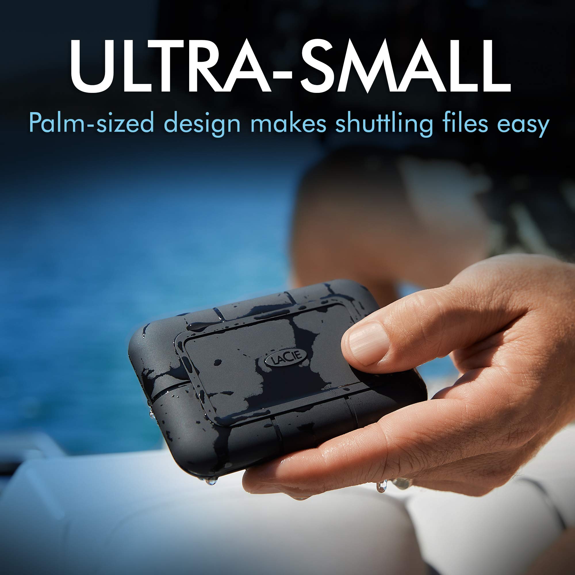 Lacie Rugged Ssd Pro 1Tb Solid State Drive - Usb-C Thunderbolt 3, Drop Shock Dust Water Resistant, For Mac And Pc Computer Deskt